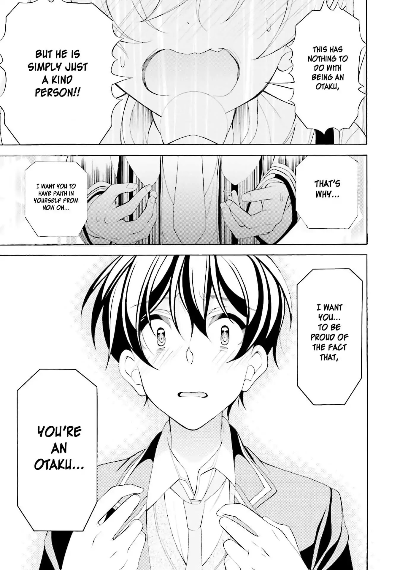 Omae o Otaku ni Shiteyaru kara, Ore o Riajuu ni Shitekure! Chapter 35 page 17 - Chapter 35: I love you...