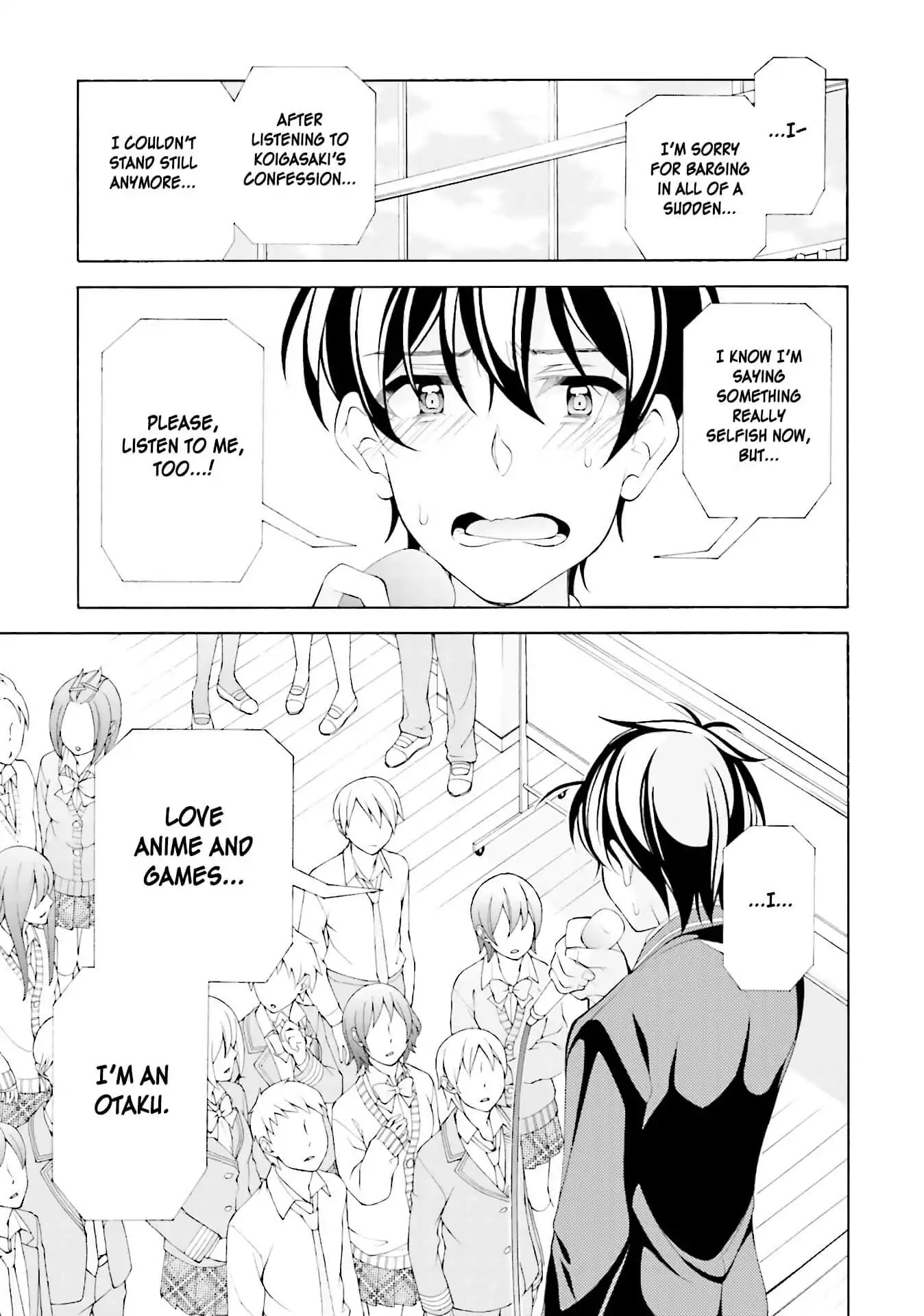 Omae o Otaku ni Shiteyaru kara, Ore o Riajuu ni Shitekure! Chapter 35 page 27 - Chapter 35: I love you...