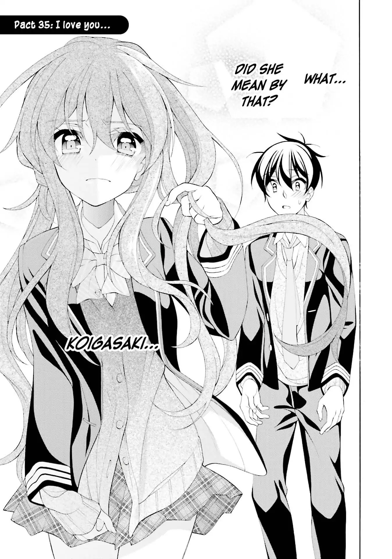 Omae o Otaku ni Shiteyaru kara, Ore o Riajuu ni Shitekure! Chapter 35 page 3 - Chapter 35: I love you...
