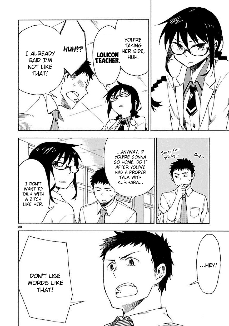 Omaera Zenin Mendokusai! Chapter 1 page 30 - Chapter 1 : #1: I'm not your friend, I'm your teacher.