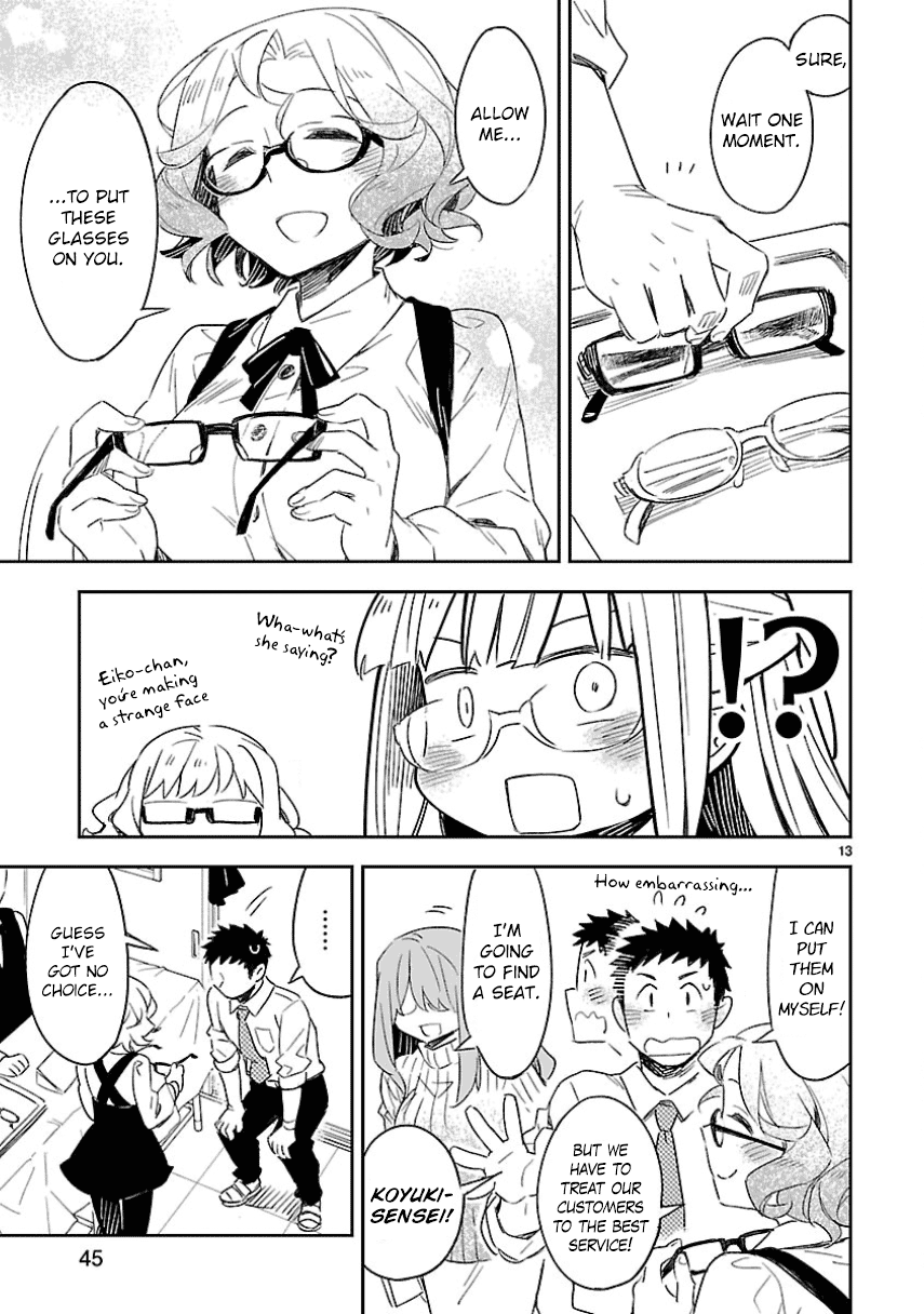 Omaera Zenin Mendokusai! Chapter 27 page 13 - Chapter 27 : Glasses Cafe
