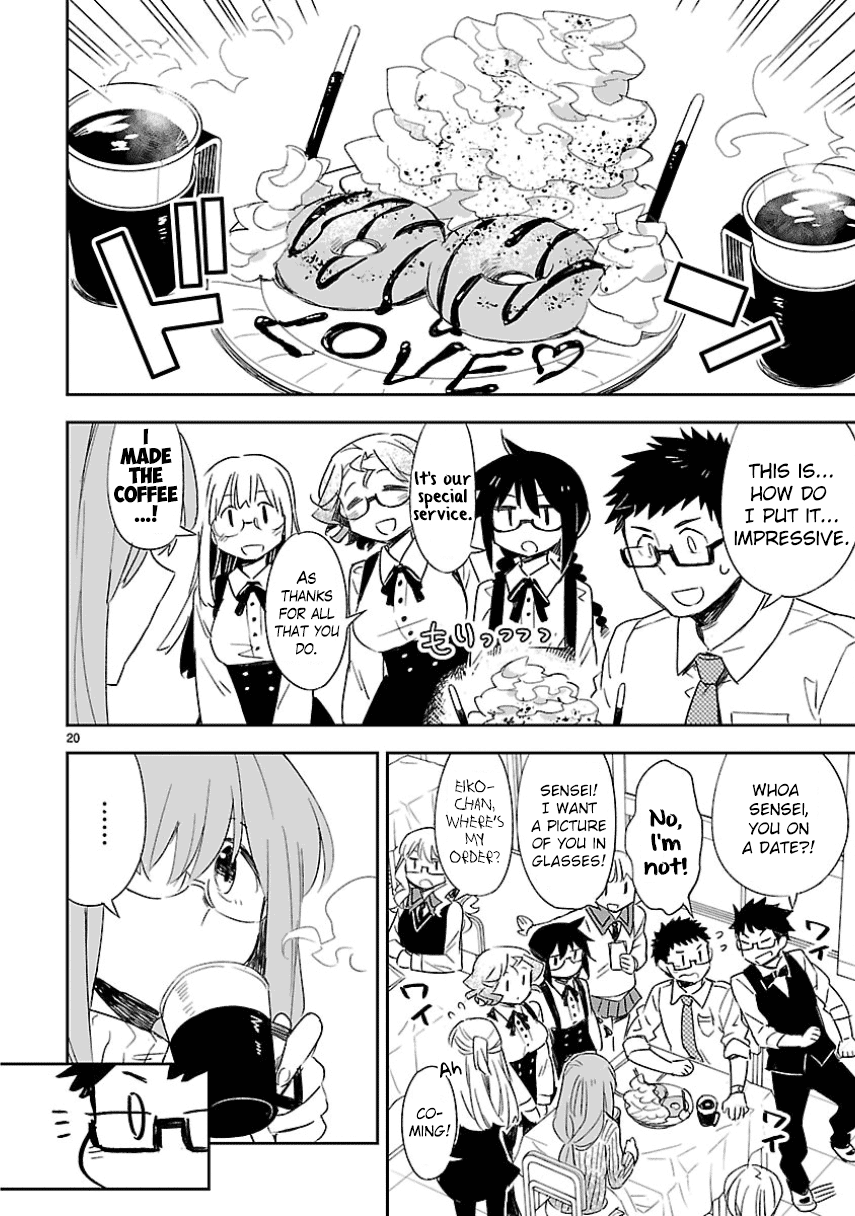 Omaera Zenin Mendokusai! Chapter 27 page 20 - Chapter 27 : Glasses Cafe