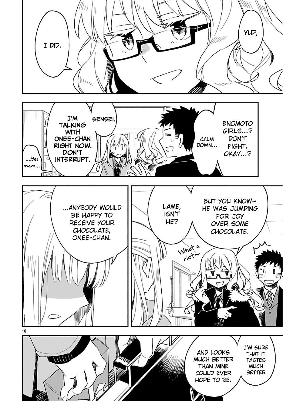 Omaera Zenin Mendokusai! Chapter 36 page 10 - Chapter 36: Valentine: Switch On!
