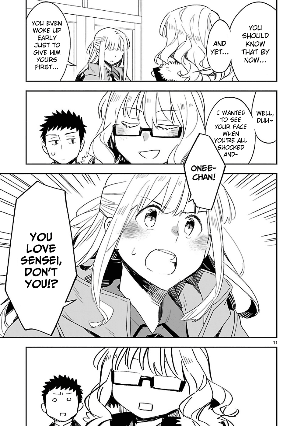 Omaera Zenin Mendokusai! Chapter 36 page 11 - Chapter 36: Valentine: Switch On!