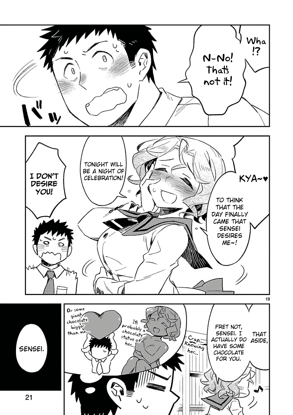 Omaera Zenin Mendokusai! Chapter 36 page 19 - Chapter 36: Valentine: Switch On!