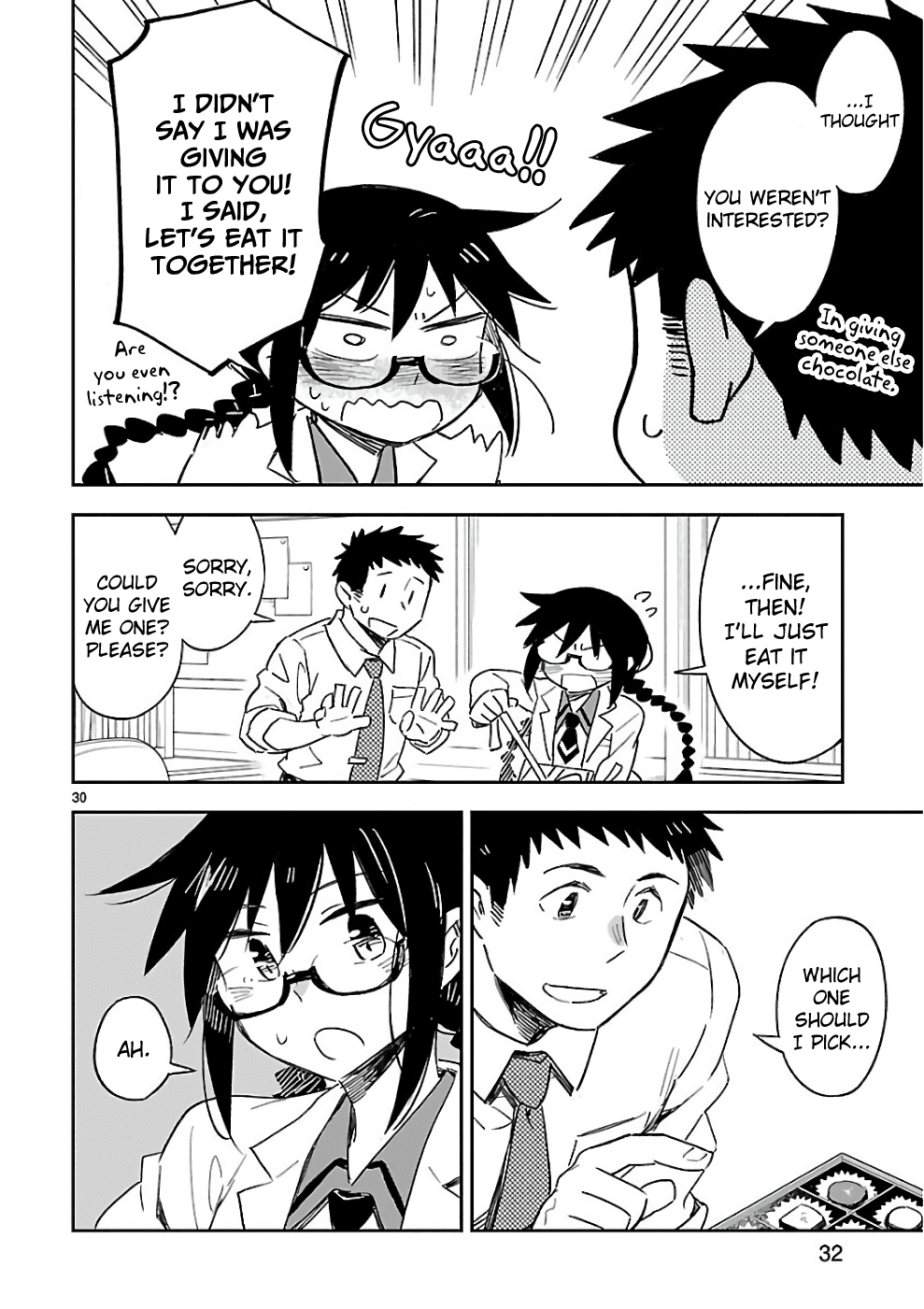 Omaera Zenin Mendokusai! Chapter 36 page 30 - Chapter 36: Valentine: Switch On!