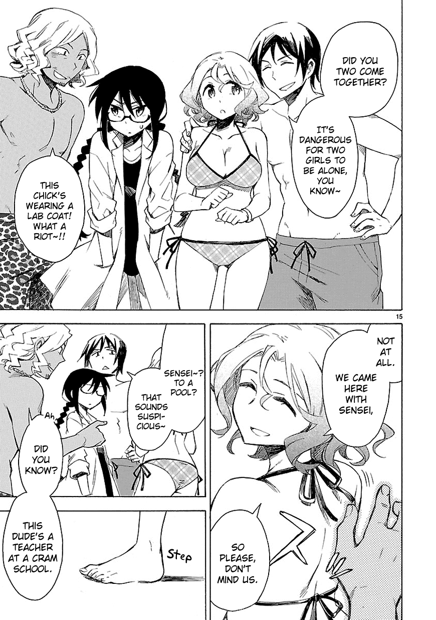 Omaera Zenin Mendokusai! Chapter 7 page 15 - Chapter 7 : #7: I never knew the pool could be this dazzling during summer.