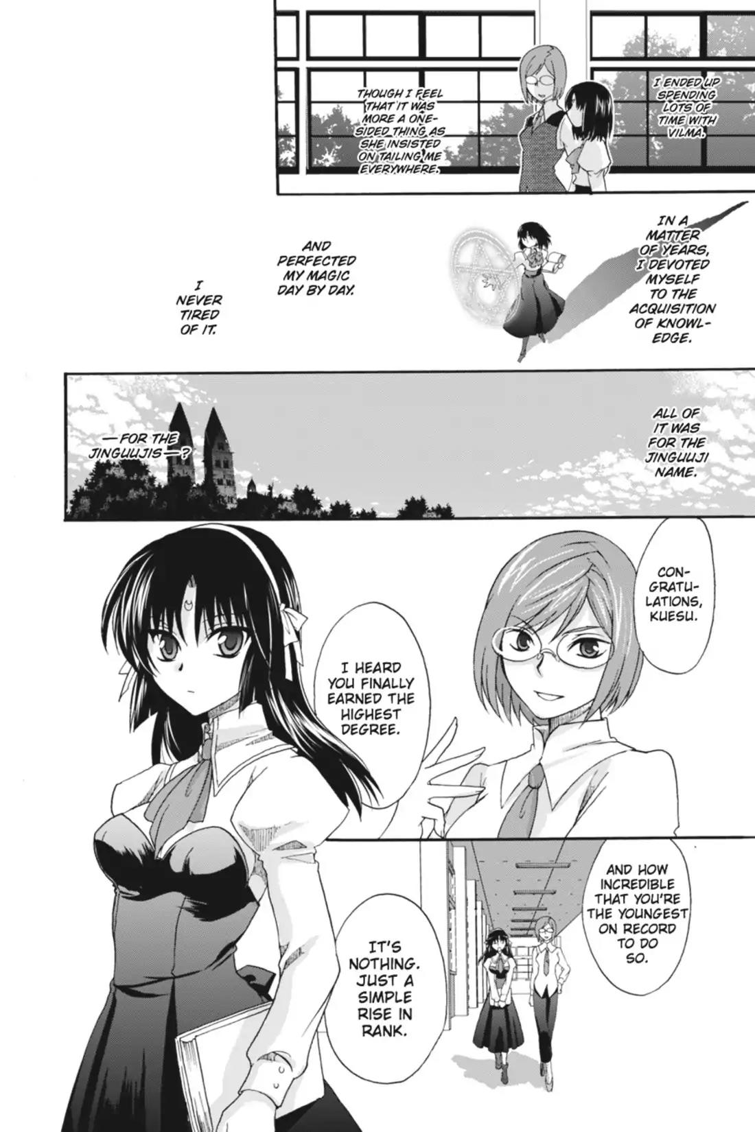 Omamori Himari Chapter 0.11 page 16 - Vol.0 Menagerie β: When the Black Witch Was Dyed Silver (Comic: Kurohachi)
