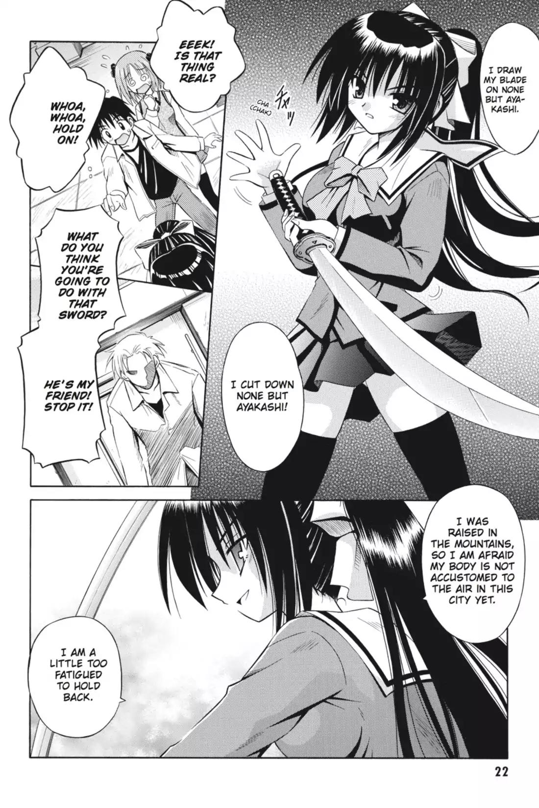 Omamori Himari Chapter 1 page 24 - Chapter 1: Vol.1 Menagerie 1: The Cat, the Girl, and the Allergy