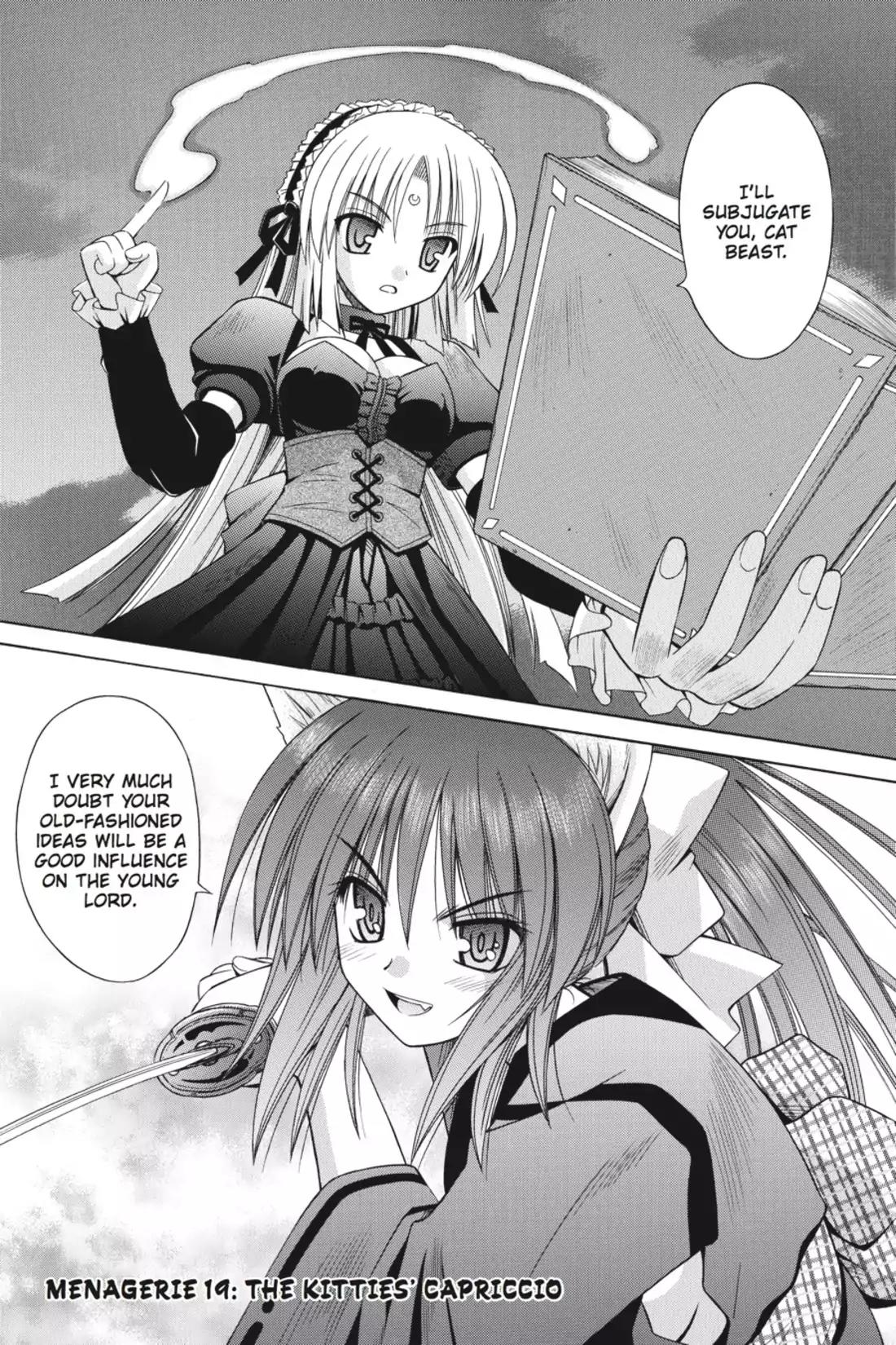 Omamori Himari Chapter 19 page 9 - Chapter 19: Vol.4 Menagerie 19: The Kitties' Capriccio