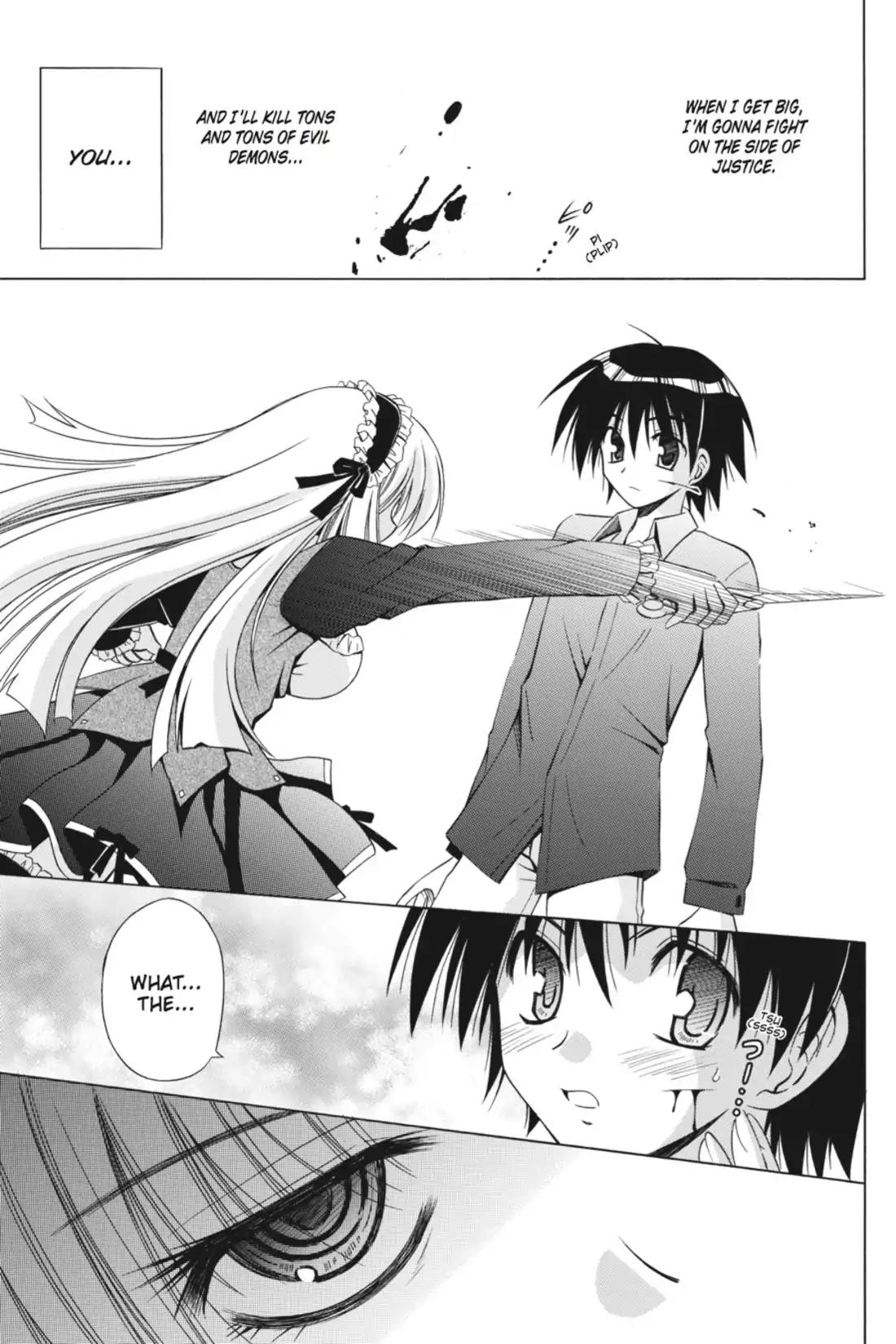 Omamori Himari Chapter 21 page 11 - Chapter 21: Vol.4 Menagerie 21: Curiosity Killed the Cat