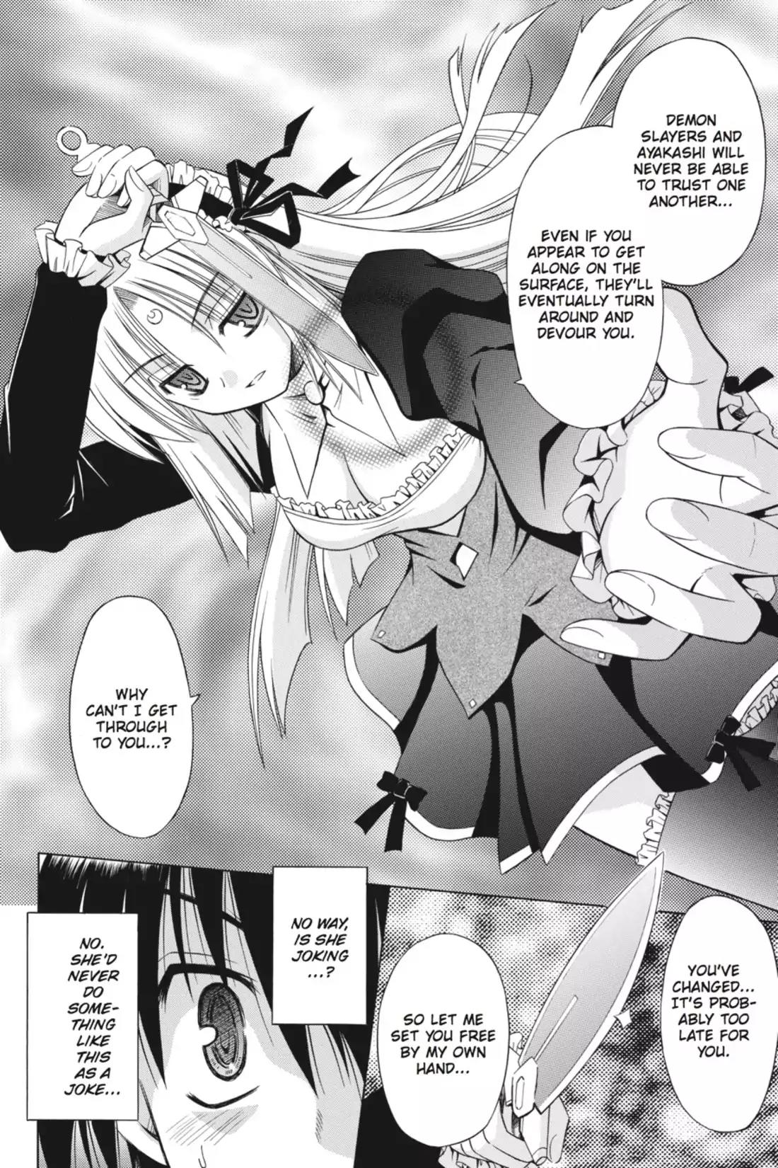 Omamori Himari Chapter 21 page 12 - Chapter 21: Vol.4 Menagerie 21: Curiosity Killed the Cat