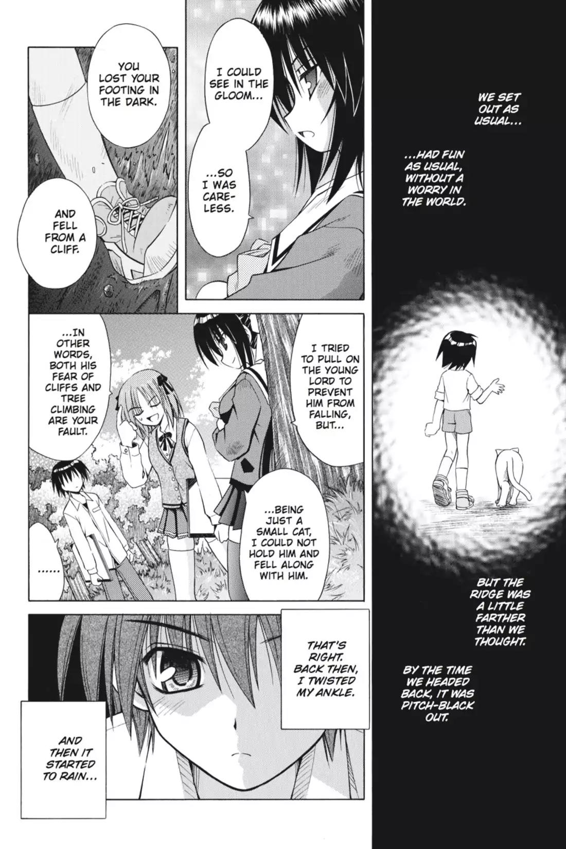 Omamori Himari Chapter 22 page 10 - Chapter 22: Vol.4 Menagerie 22: The Art Cat & Memories at the Bottom of the Cliff
