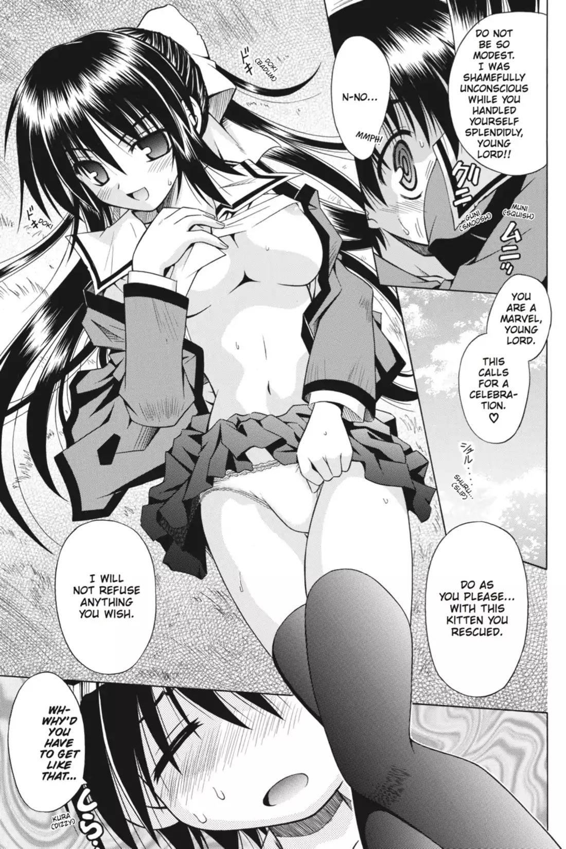 Omamori Himari Chapter 22 page 23 - Chapter 22: Vol.4 Menagerie 22: The Art Cat & Memories at the Bottom of the Cliff