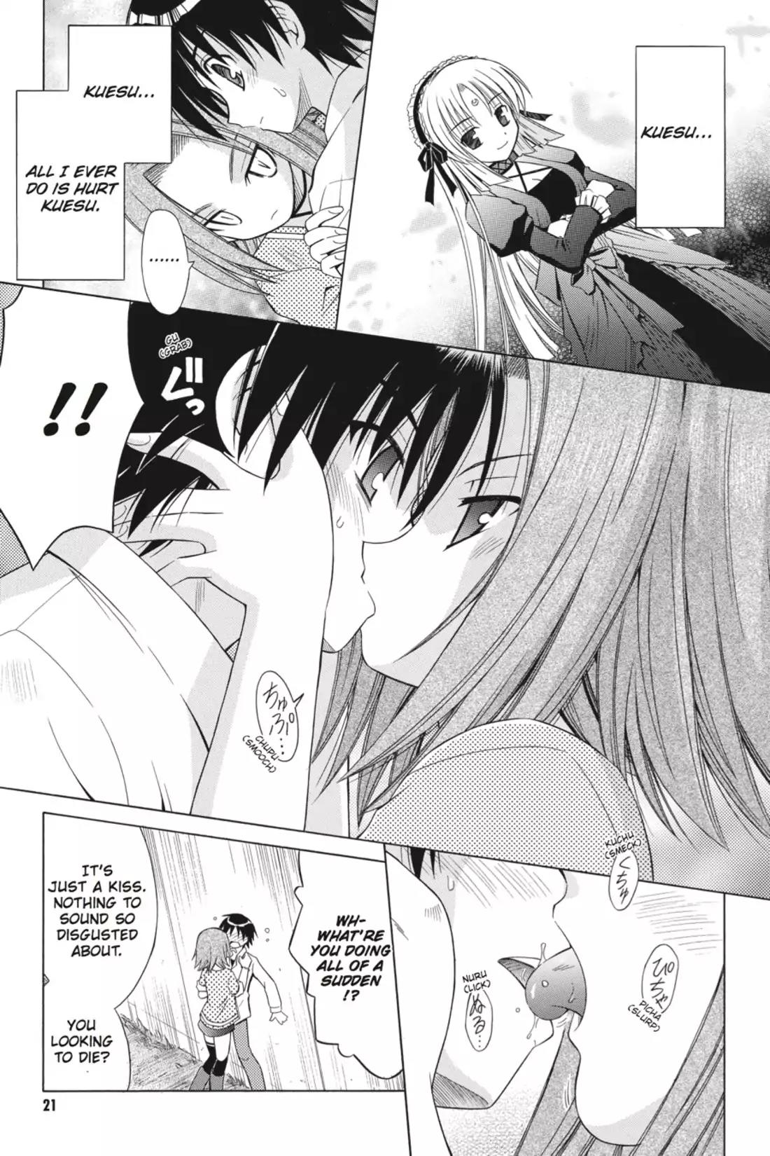 Omamori Himari Chapter 25 page 23 - Chapter 25: Vol.5 Menagerie 25: Lolita Kitty Strikes Back