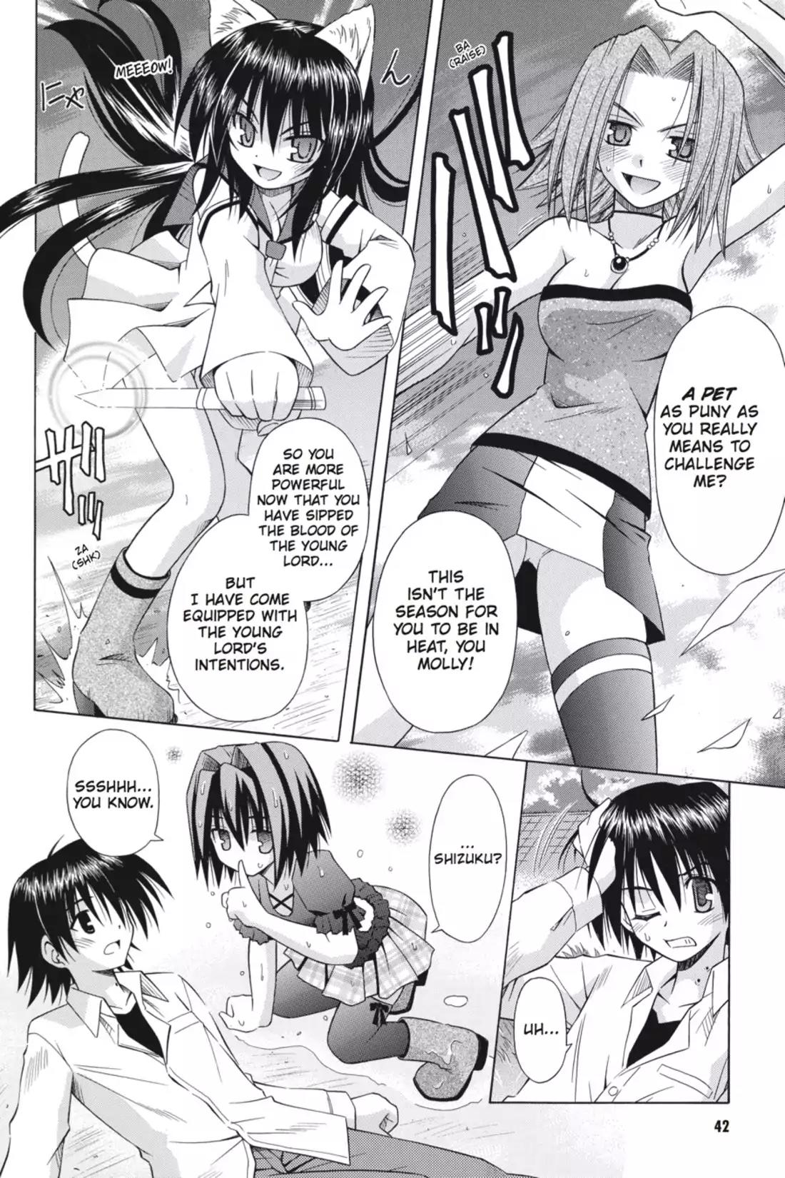 Omamori Himari Chapter 26 page 14 - Chapter 26: Vol.5 Menagerie 26: Blood Makes the Kitten Dance