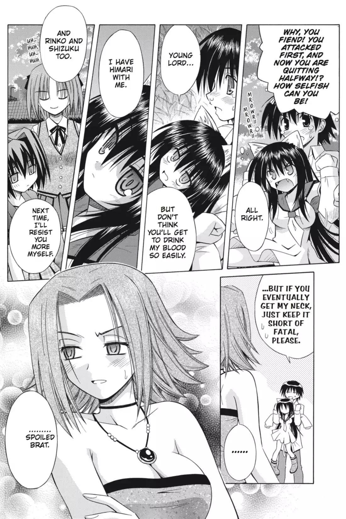 Omamori Himari Chapter 26 page 20 - Chapter 26: Vol.5 Menagerie 26: Blood Makes the Kitten Dance