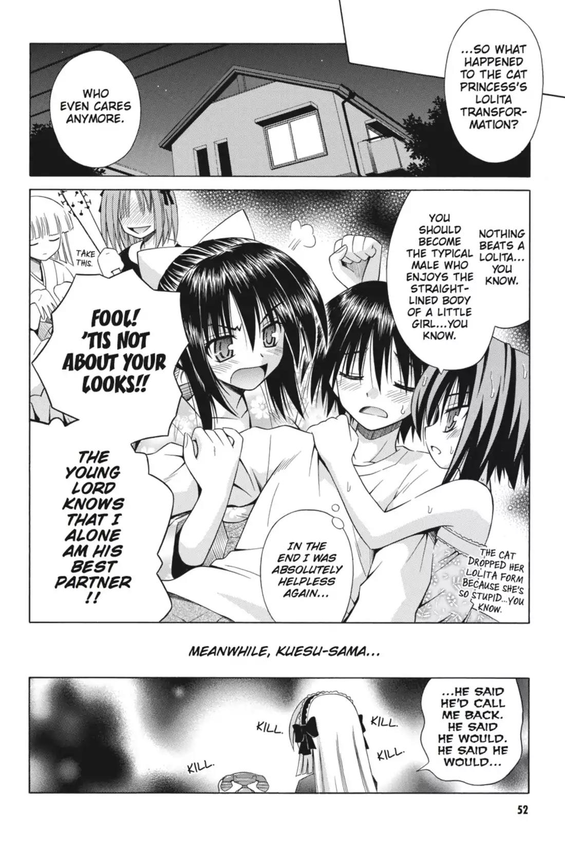 Omamori Himari Chapter 26 page 24 - Chapter 26: Vol.5 Menagerie 26: Blood Makes the Kitten Dance