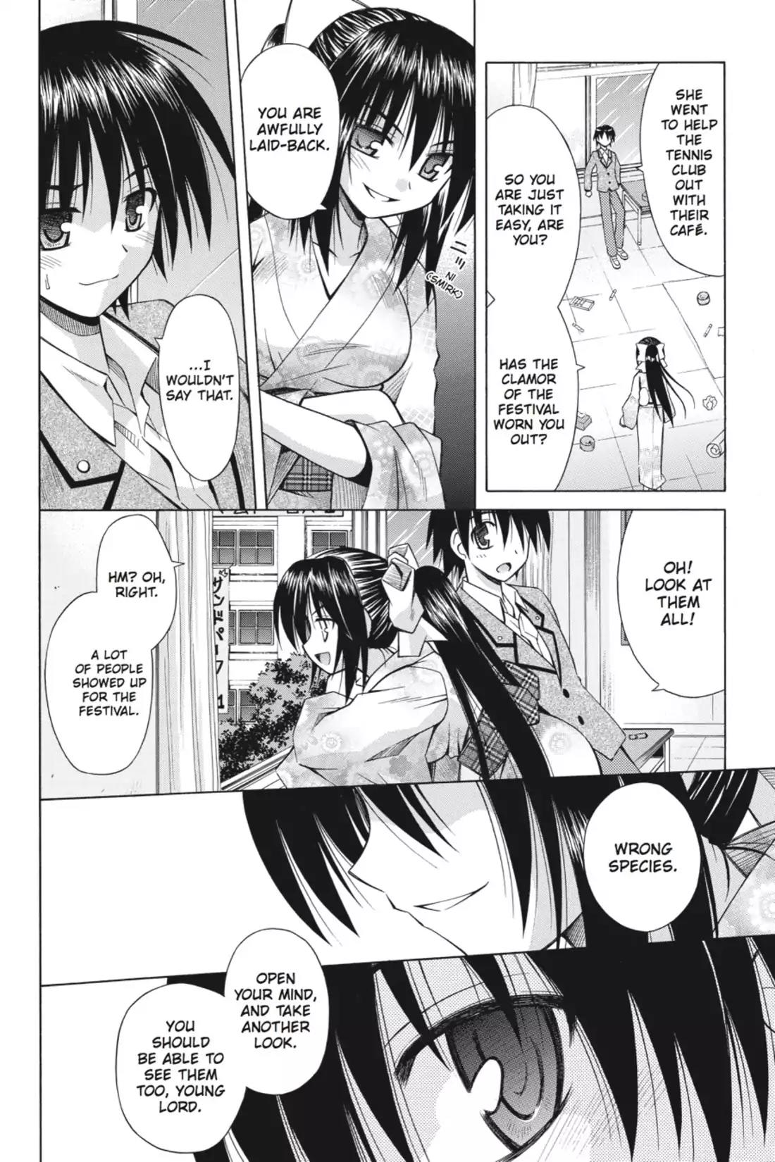 Omamori Himari Chapter 27 page 12 - Chapter 27: Vol.5 Menagerie 27: The Pretty Miss Kitty Festival