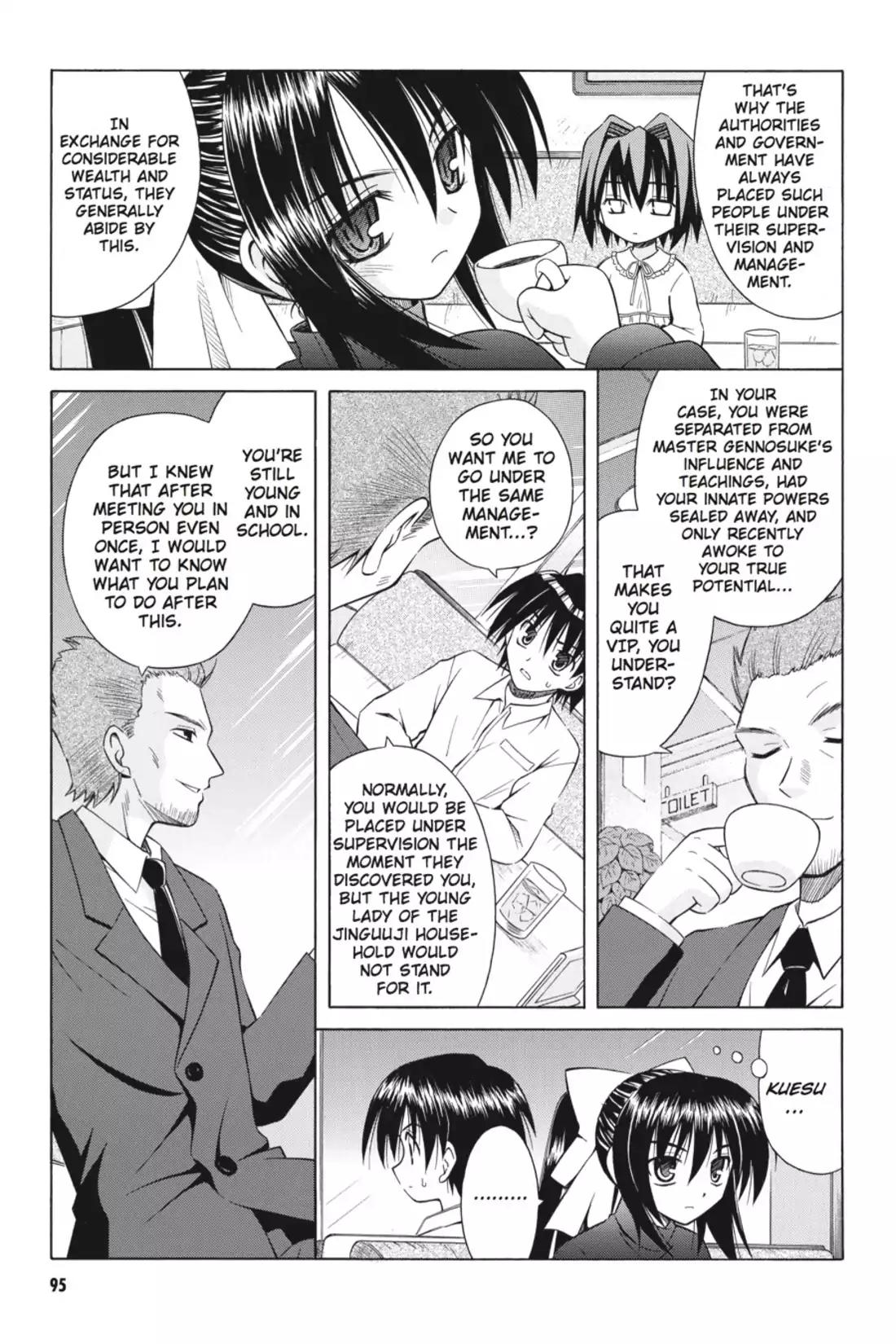 Omamori Himari Chapter 28 page 11 - Chapter 28: Vol.5 Menagerie 28: The Cat Cries and The Darkness Creeps in