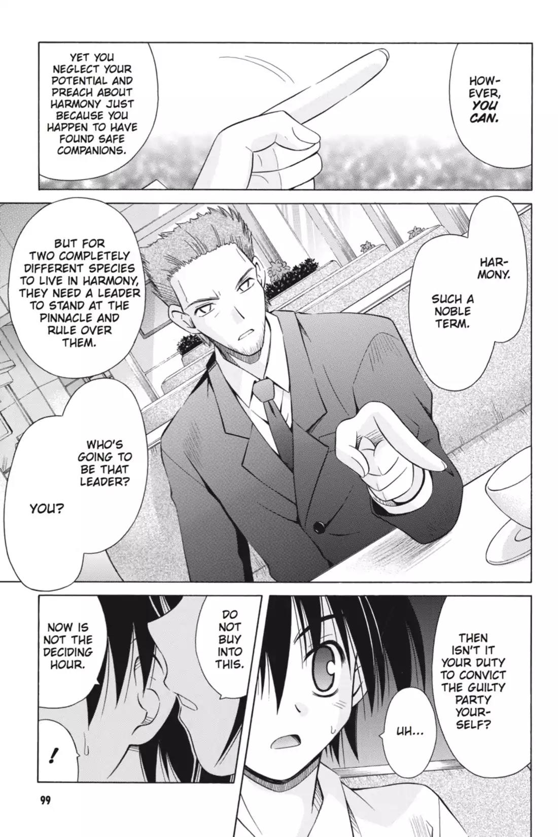 Omamori Himari Chapter 28 page 15 - Chapter 28: Vol.5 Menagerie 28: The Cat Cries and The Darkness Creeps in
