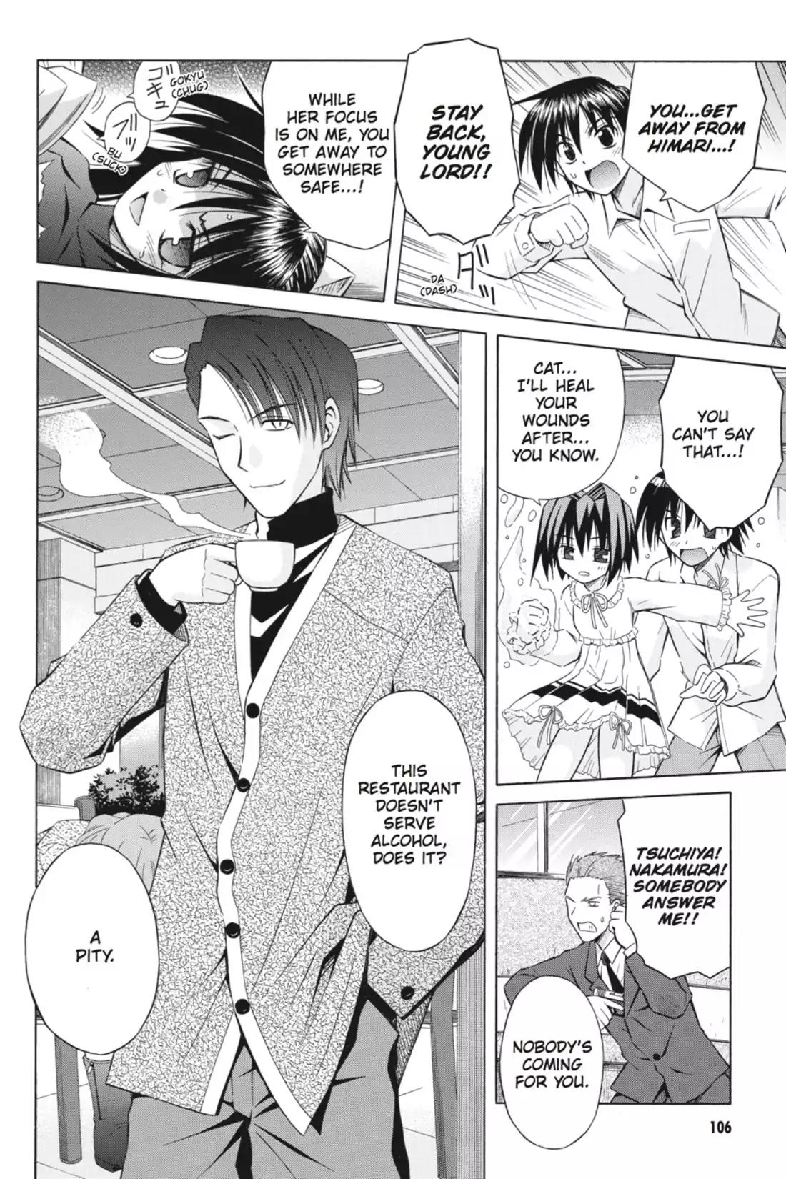 Omamori Himari Chapter 28 page 22 - Chapter 28: Vol.5 Menagerie 28: The Cat Cries and The Darkness Creeps in