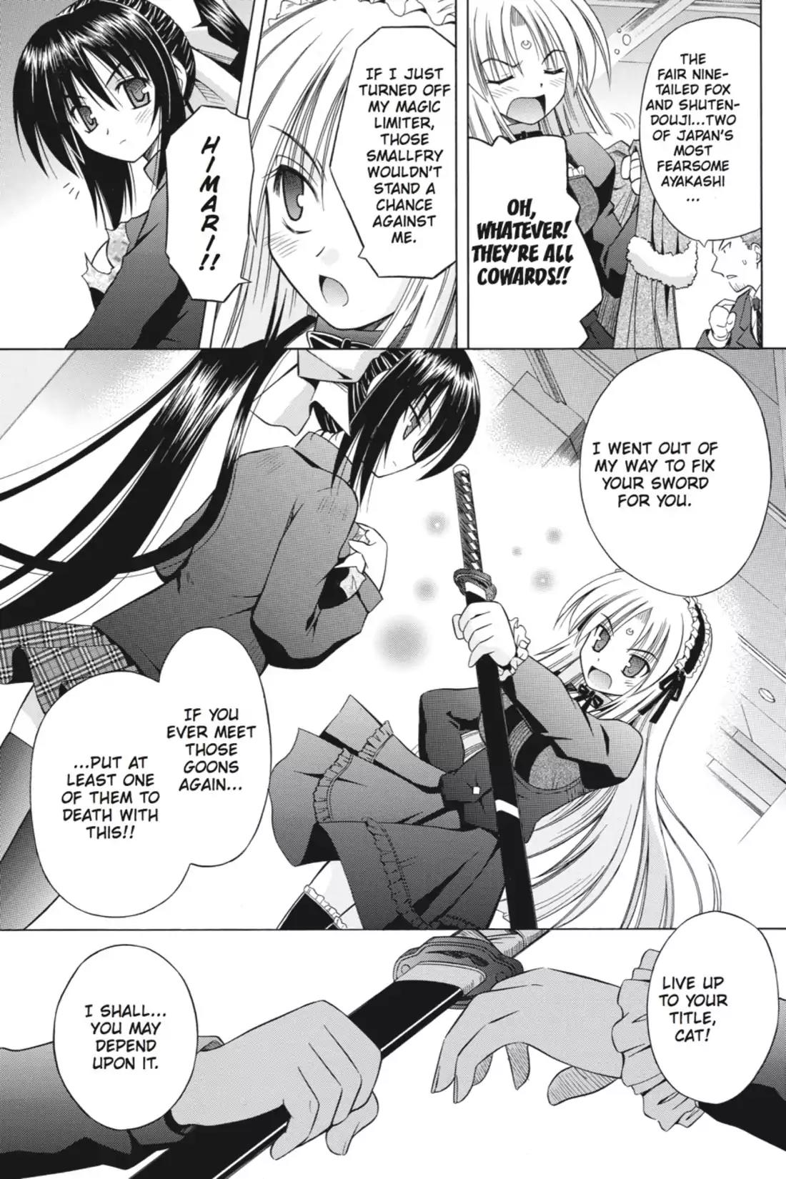 Omamori Himari Chapter 28 page 29 - Chapter 28: Vol.5 Menagerie 28: The Cat Cries and The Darkness Creeps in