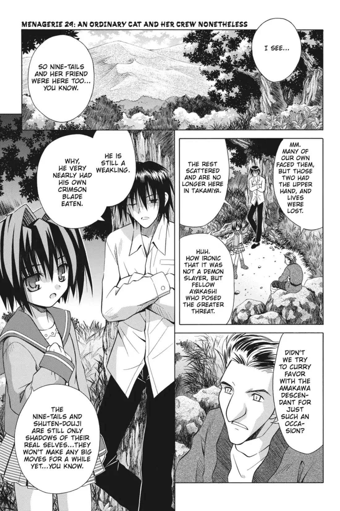 Omamori Himari Chapter 29 page 7 - Chapter 29: Vol.6 Menagerie 29: An Ordinary Cat and Her Crew Nonetheless