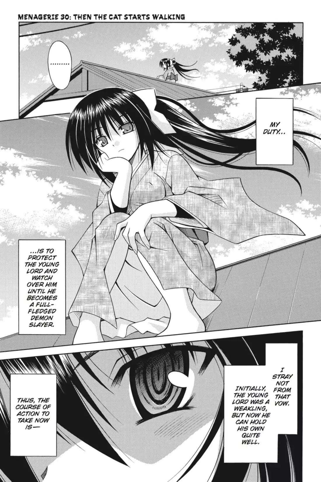 Omamori Himari Chapter 30 page 1 - Chapter 30: Vol.6 Menagerie 30: Then the Cat Starts Walking