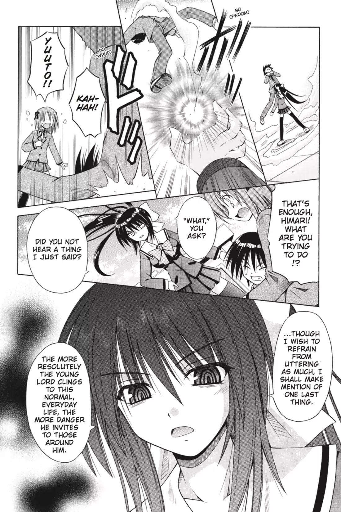 Omamori Himari Chapter 30 page 14 - Chapter 30: Vol.6 Menagerie 30: Then the Cat Starts Walking