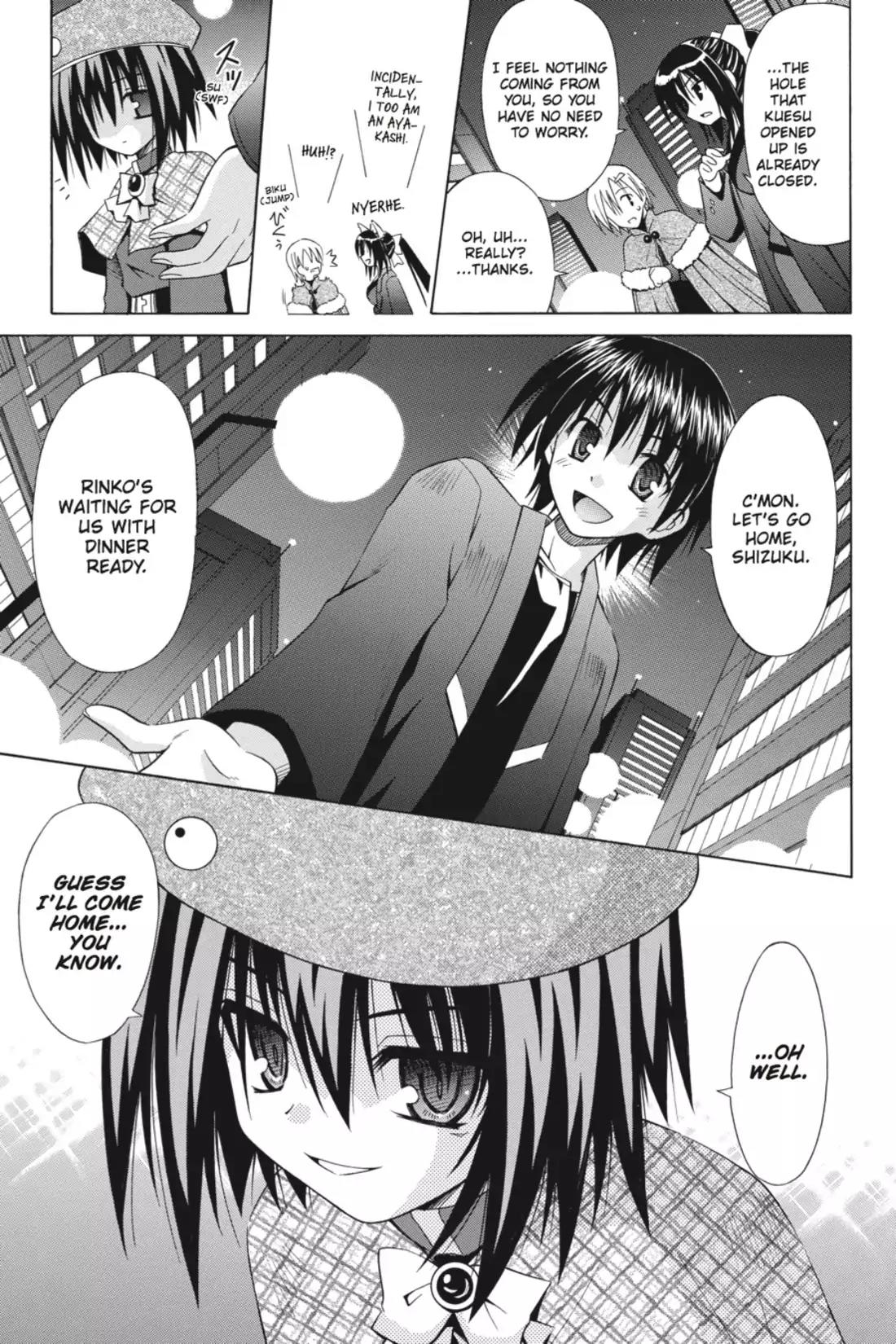 Omamori Himari Chapter 33 page 27 - Chapter 33: Vol.6 Menagerie 33: The Night of the Cat, the Wet Snake