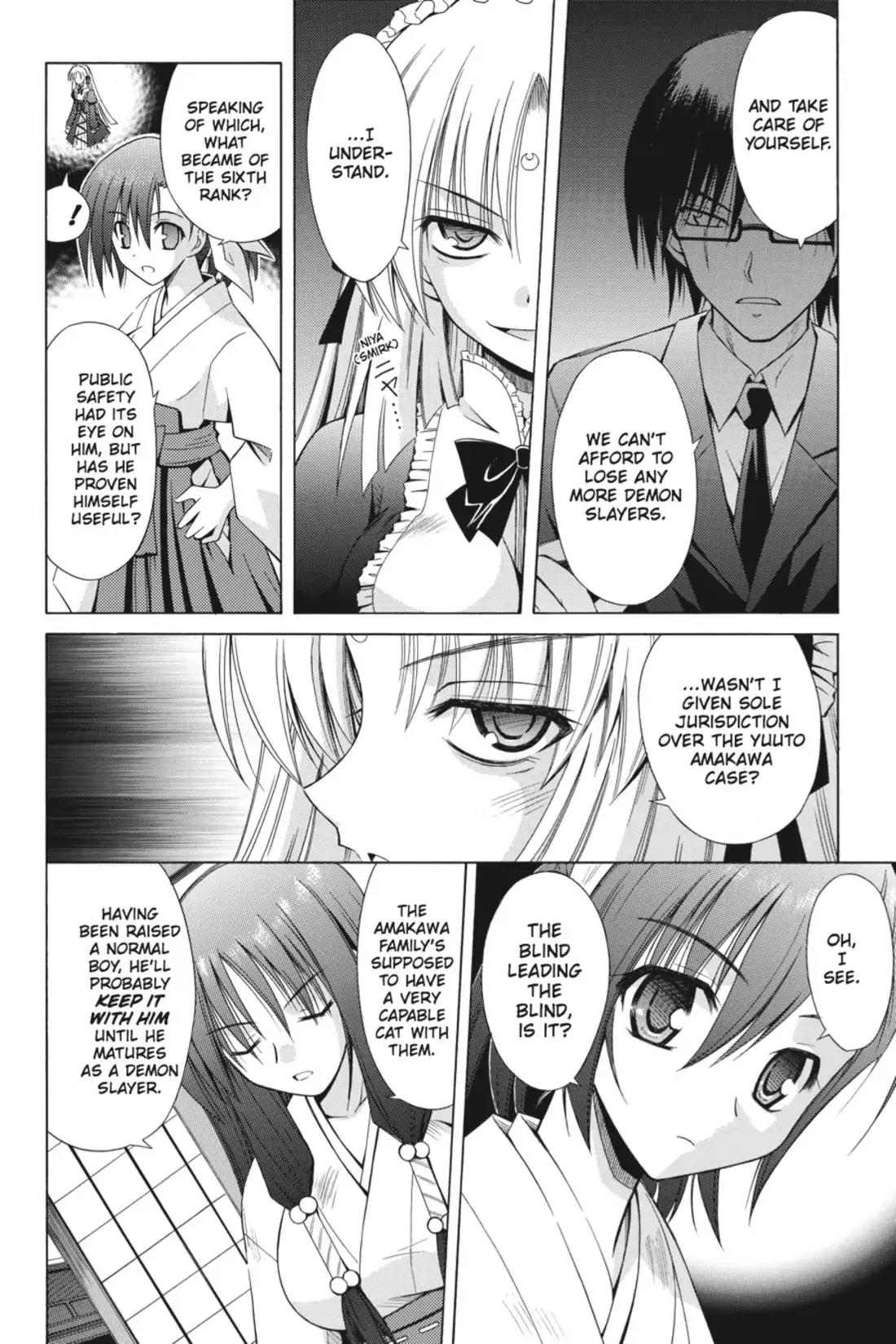 Omamori Himari Chapter 34 page 10 - Chapter 34: Vol.6 Menagerie 34: Full-Throttle Afterimage, Version Cat