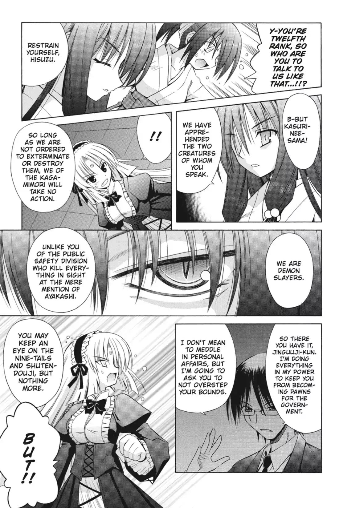Omamori Himari Chapter 34 page 9 - Chapter 34: Vol.6 Menagerie 34: Full-Throttle Afterimage, Version Cat