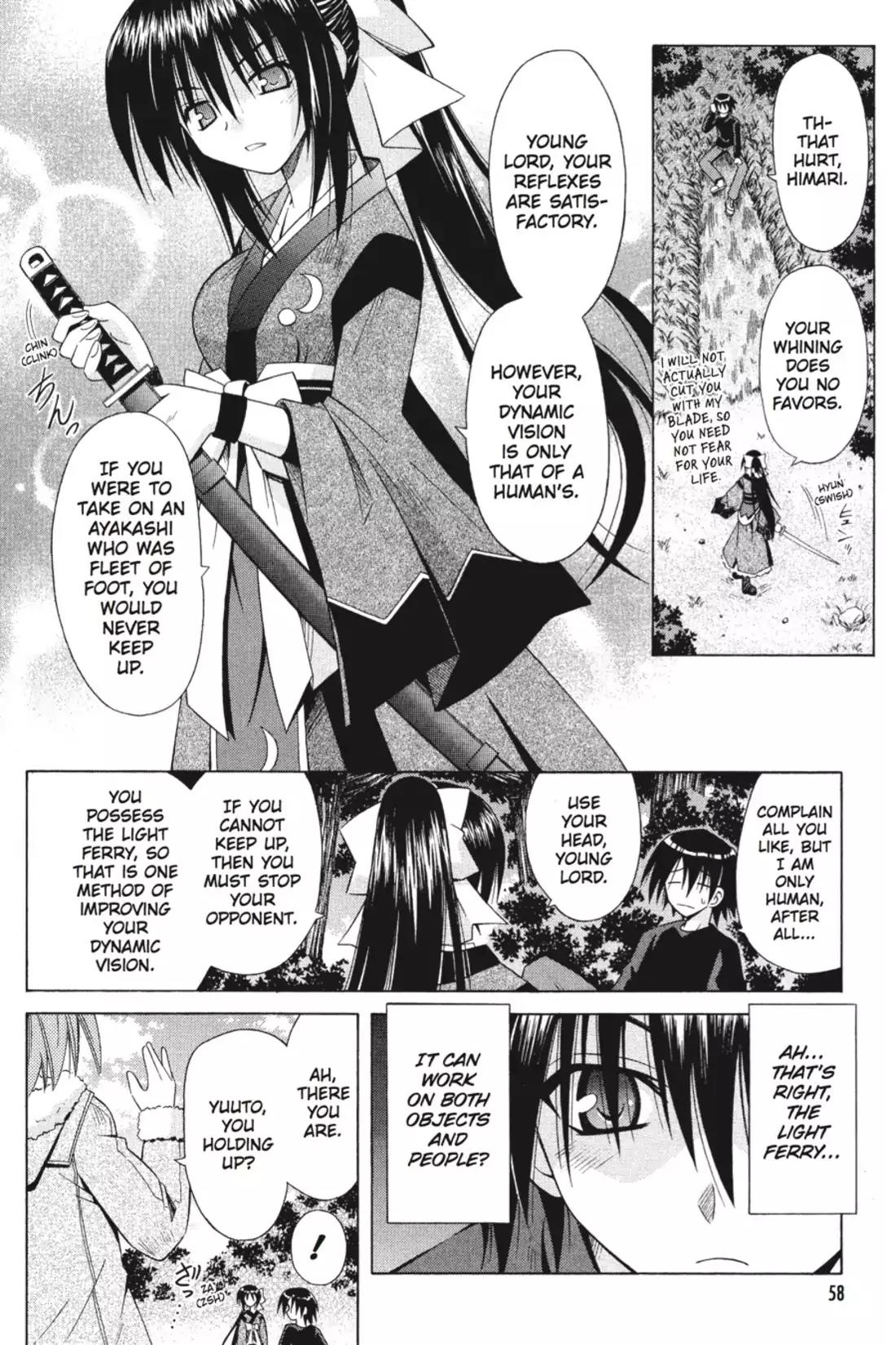Omamori Himari Chapter 38 page 6 - Chapter 38: Vol.7 Menagerie 38: The Sharp-Clawed Cat Doesn't Look Back