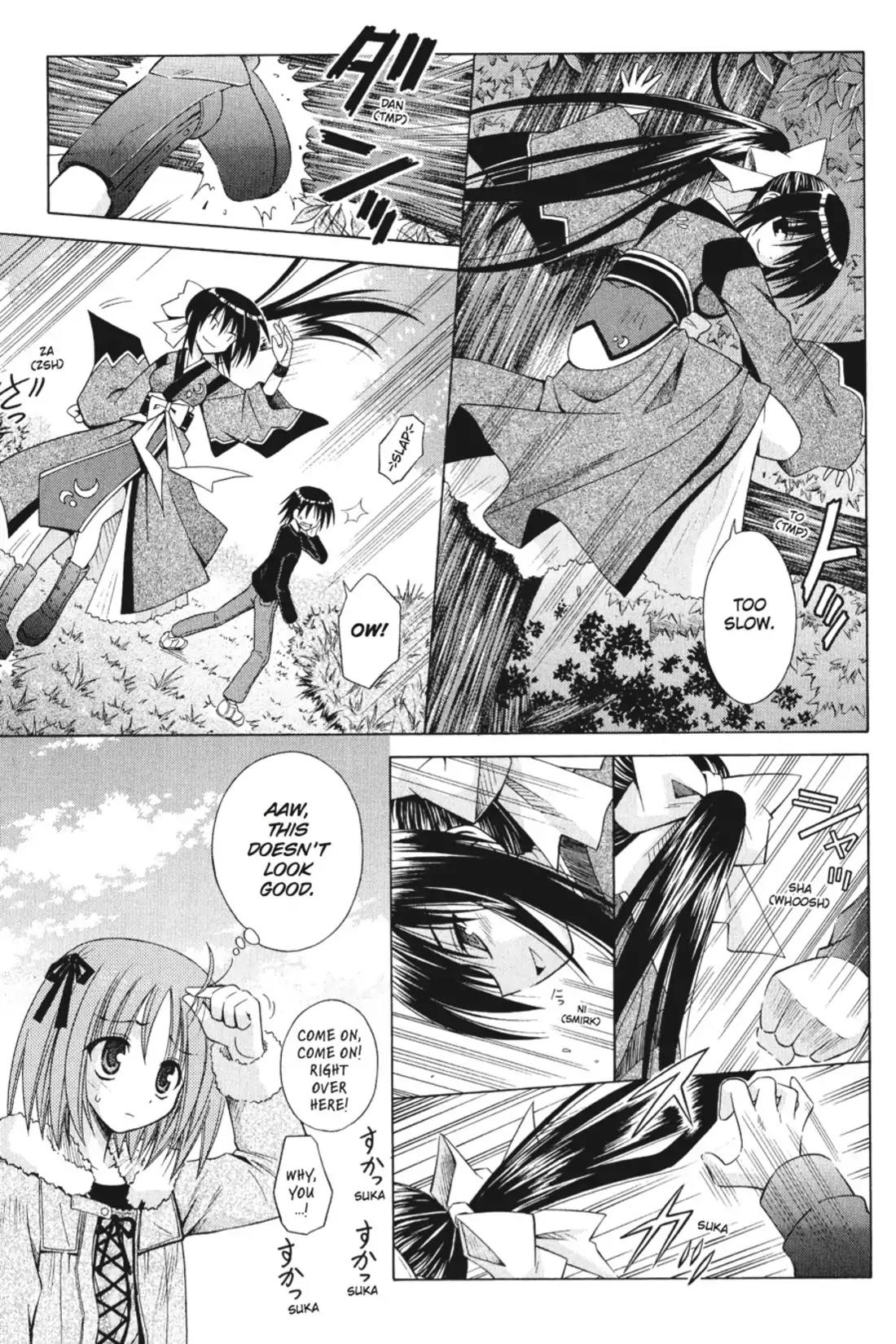 Omamori Himari Chapter 38 page 9 - Chapter 38: Vol.7 Menagerie 38: The Sharp-Clawed Cat Doesn't Look Back