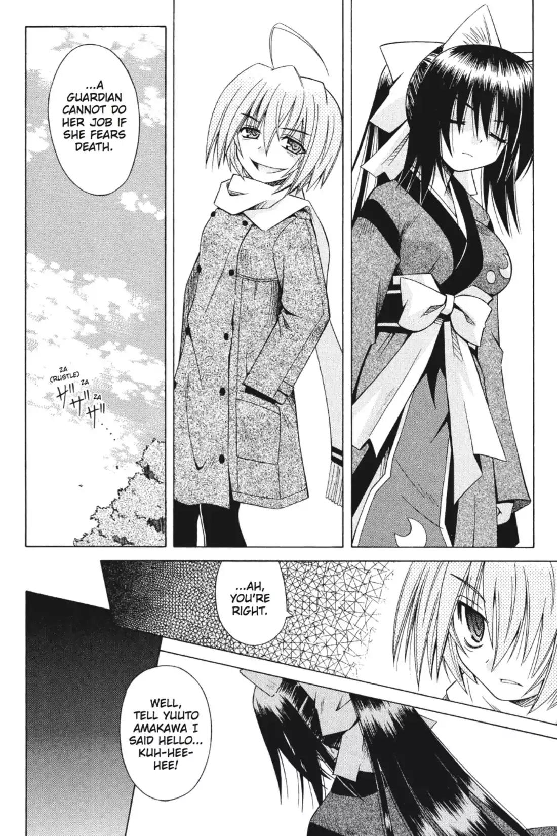 Omamori Himari Chapter 39 page 22 - Chapter 39: Vol.7 Menagerie 39: Hellcat from the Impending Future as Foretold