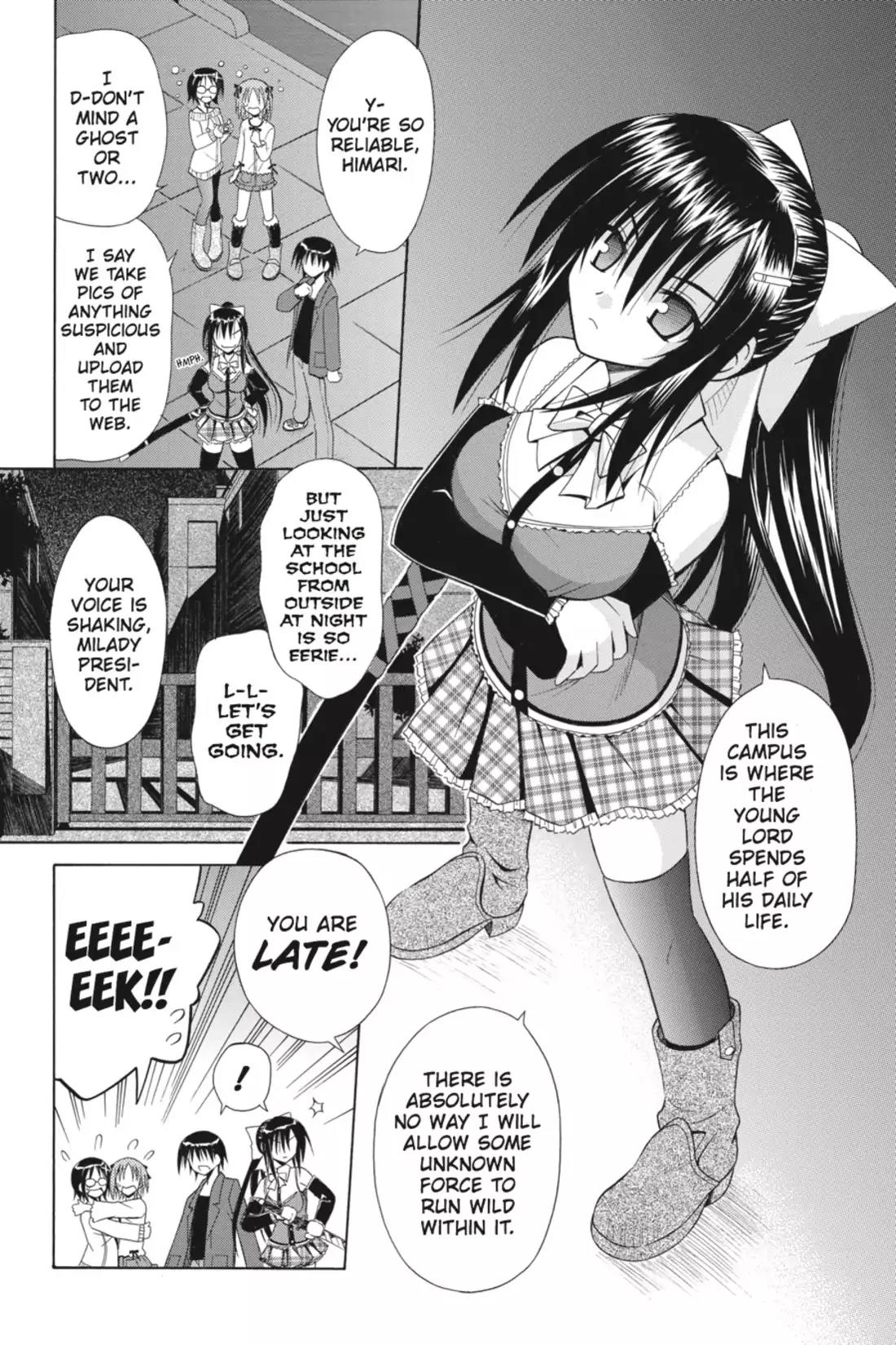 Omamori Himari Chapter 45 page 11 - Chapter 45: Vol.8 Menagerie 45: The Cat's Test Pierces the Night
