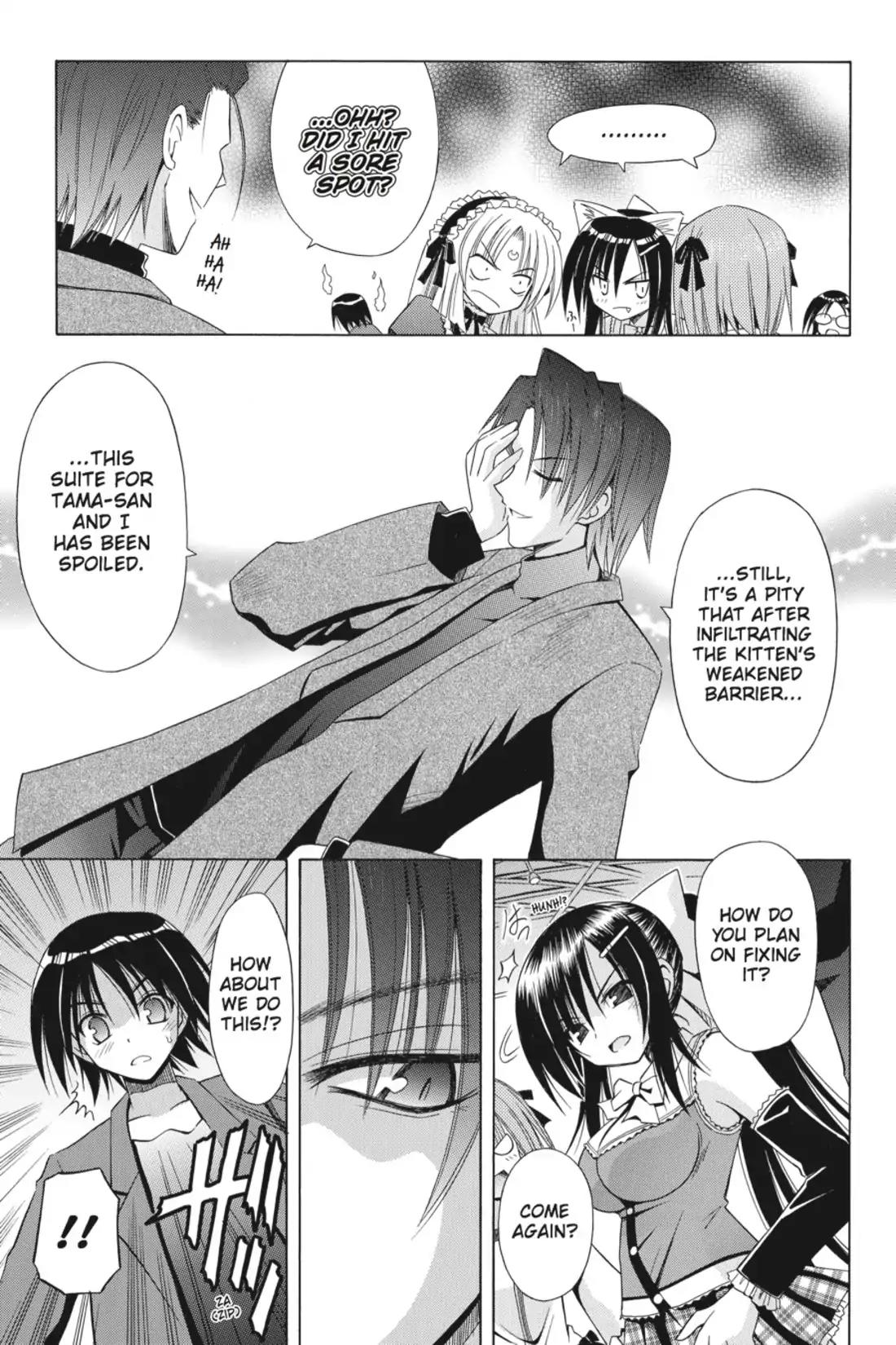 Omamori Himari Chapter 46 page 23 - Chapter 46: Vol.8 Menagerie 46: The Cat Charges Into The Hotbed of Demon