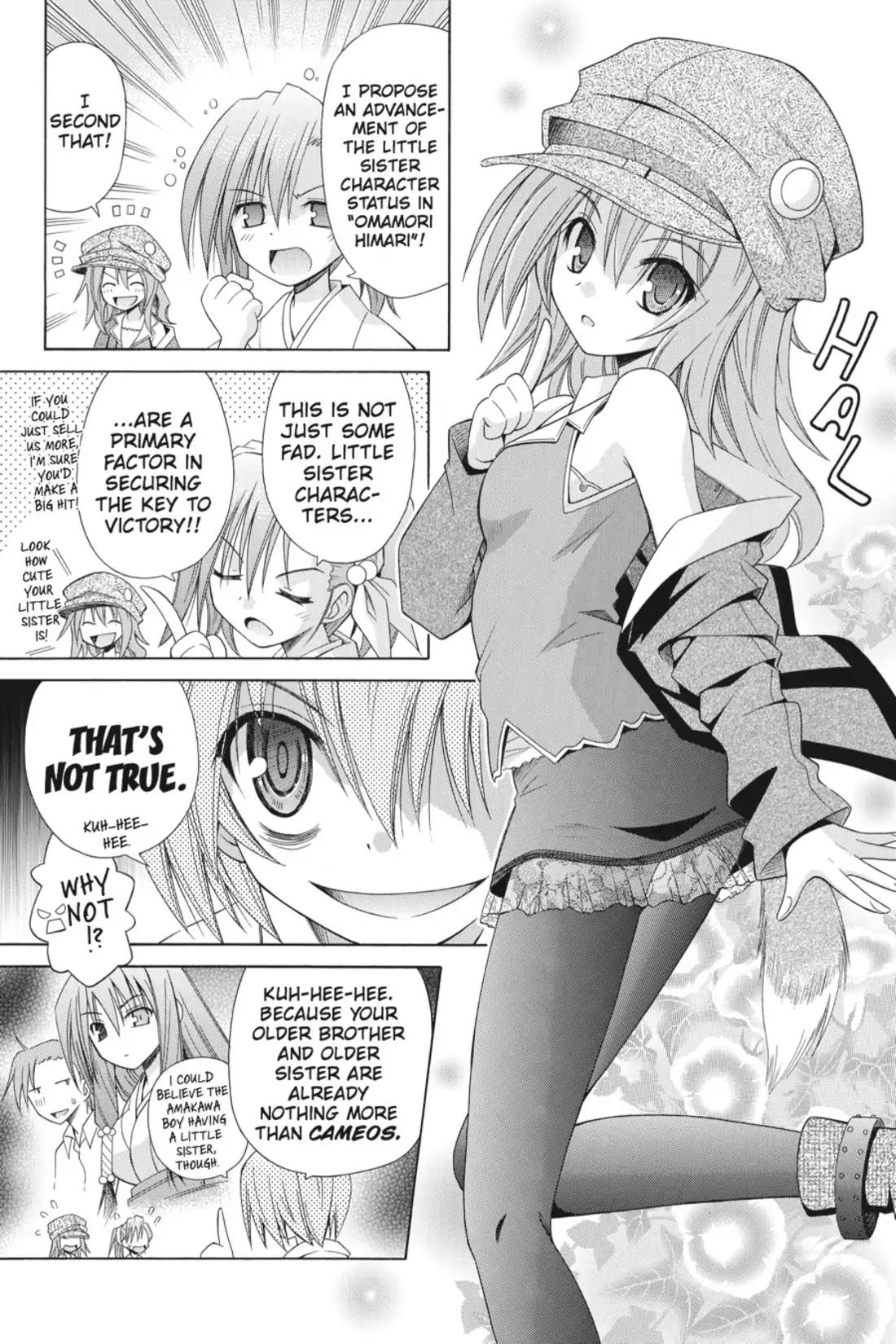Omamori Himari Chapter 48.5 page 7 - Chapter 48.5: Vol.8 Menagerie 48.5: The Cats' Sketchbook ☆ Media Mix