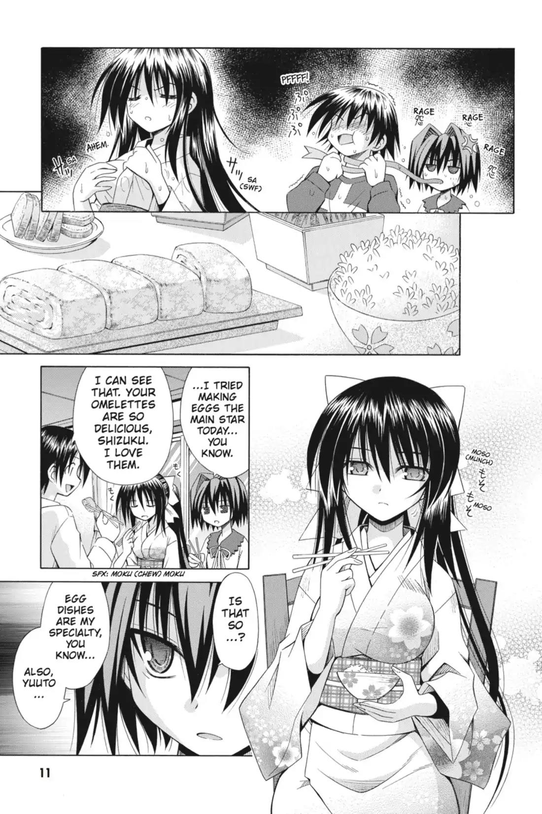Omamori Himari Chapter 49 page 13 - Chapter 49: Vol.9 Menagerie 49: Cat on a Downward Spiral