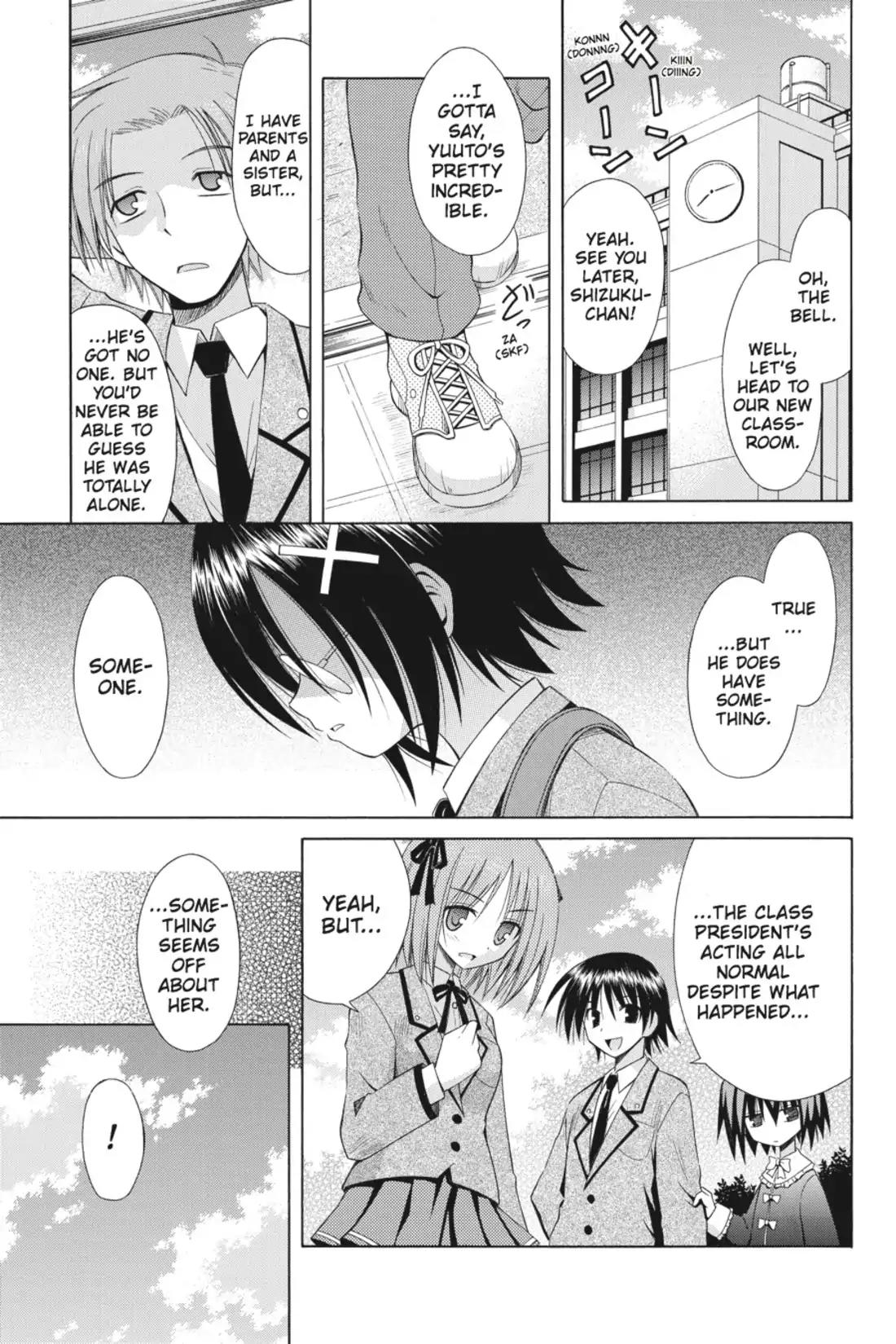Omamori Himari Chapter 49 page 23 - Chapter 49: Vol.9 Menagerie 49: Cat on a Downward Spiral