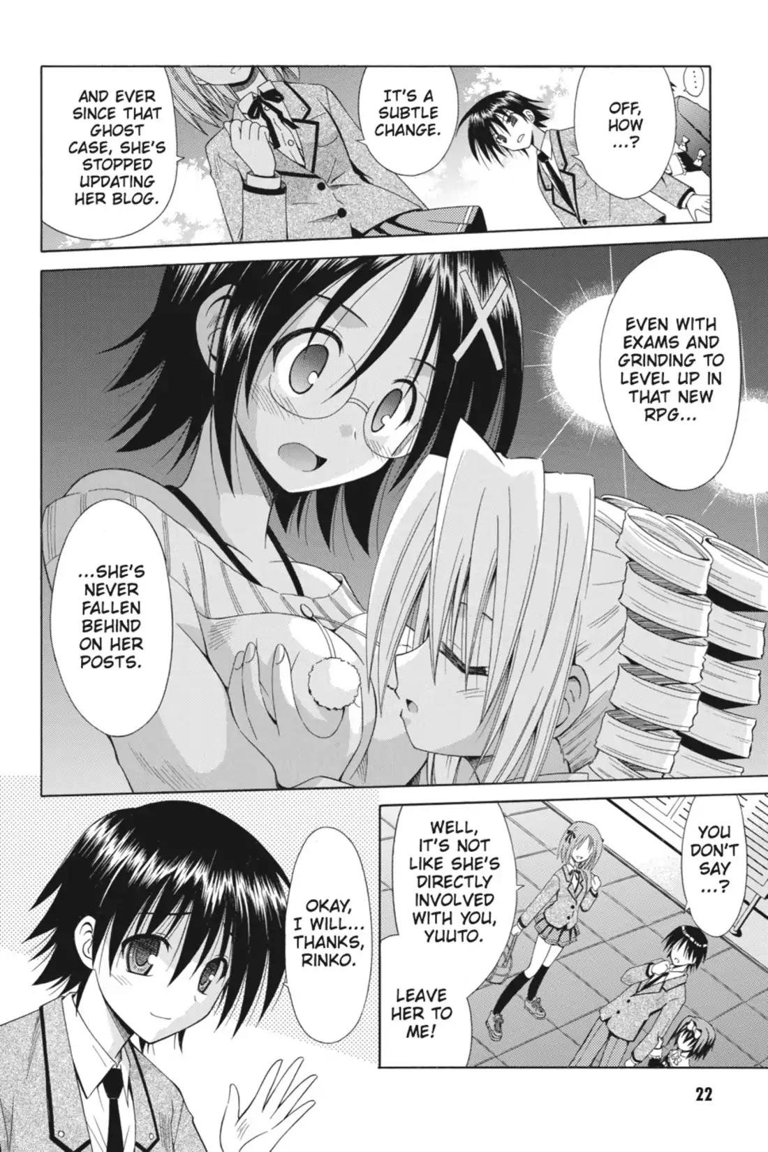 Omamori Himari Chapter 49 page 24 - Chapter 49: Vol.9 Menagerie 49: Cat on a Downward Spiral