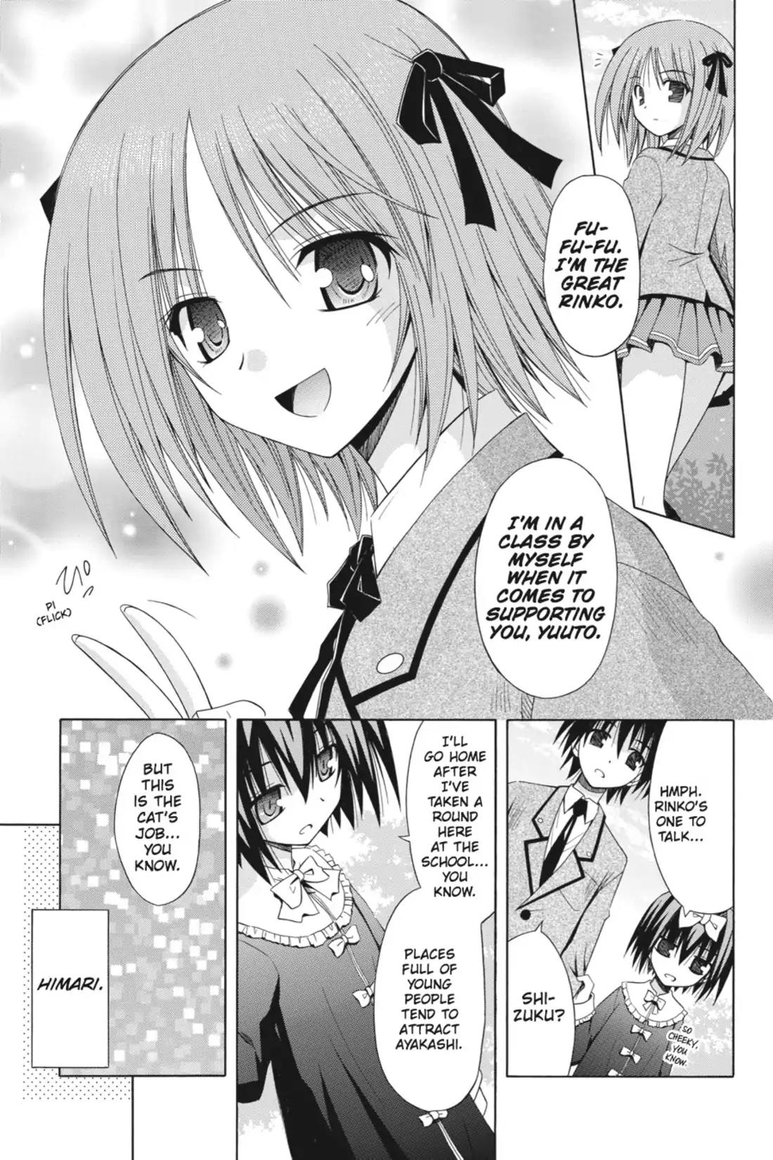 Omamori Himari Chapter 49 page 25 - Chapter 49: Vol.9 Menagerie 49: Cat on a Downward Spiral