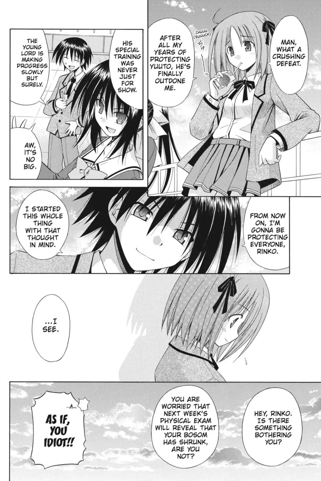 Omamori Himari Chapter 50 page 16 - Chapter 50: Vol.9 Menagerie 50: Ballad of the Mixed-Up Kitty