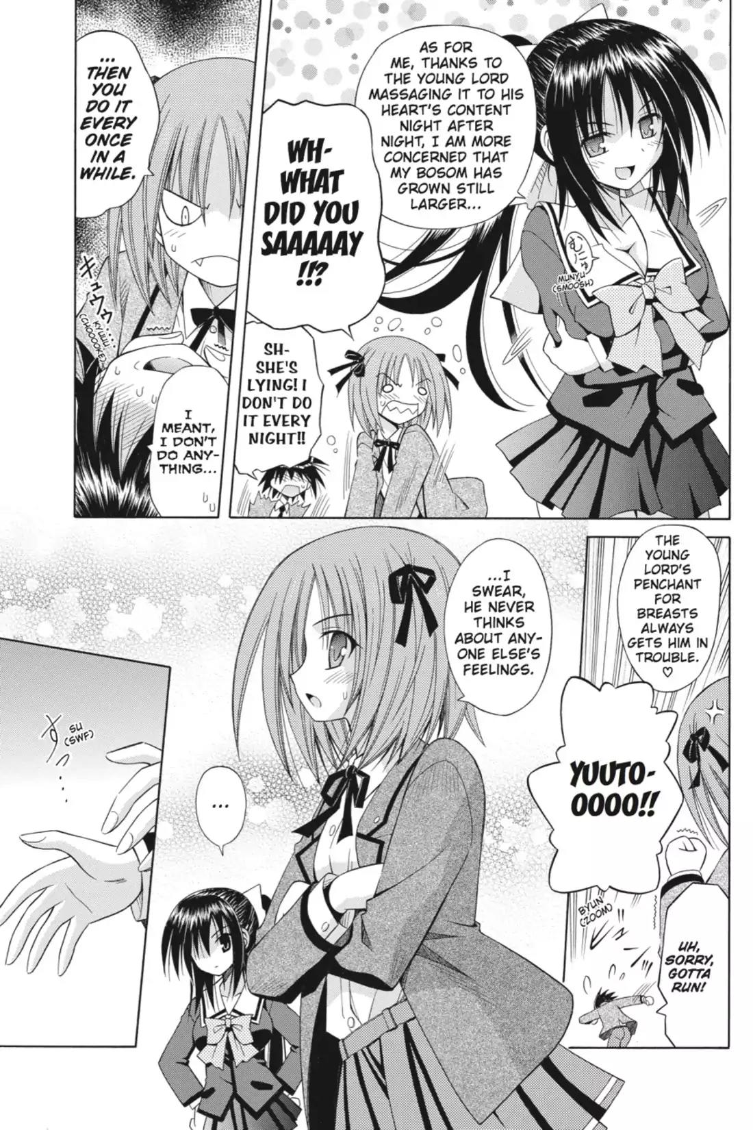 Omamori Himari Chapter 50 page 17 - Chapter 50: Vol.9 Menagerie 50: Ballad of the Mixed-Up Kitty