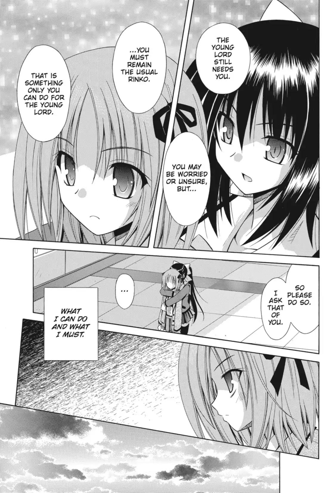 Omamori Himari Chapter 50 page 19 - Chapter 50: Vol.9 Menagerie 50: Ballad of the Mixed-Up Kitty