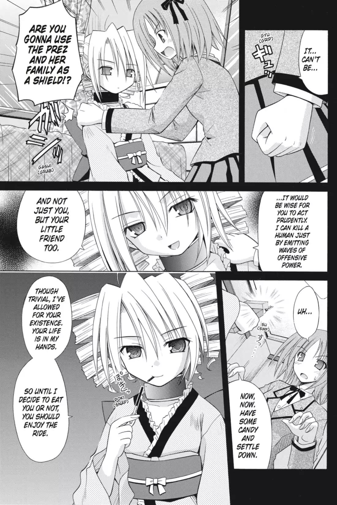 Omamori Himari Chapter 50 page 7 - Chapter 50: Vol.9 Menagerie 50: Ballad of the Mixed-Up Kitty