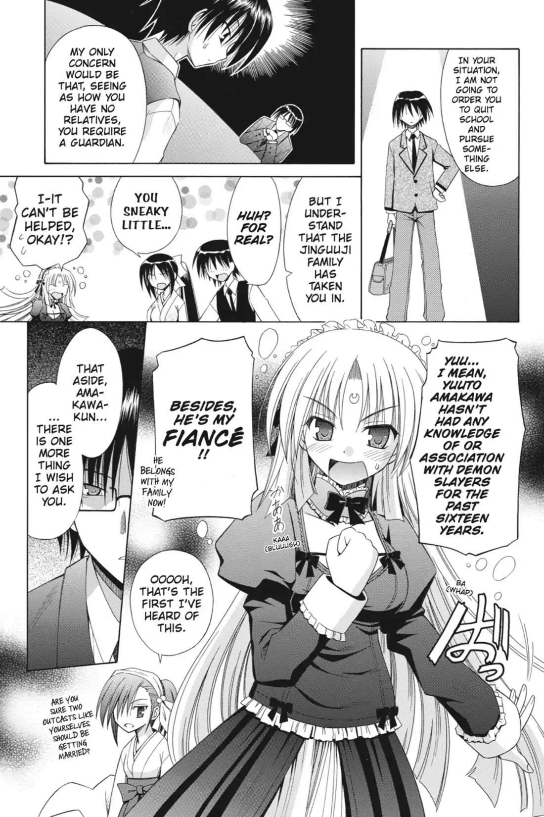 Omamori Himari Chapter 51 page 13 - Chapter 51: Vol.9 Menagerie 51: Demon-Slayer Cat of the Round Table