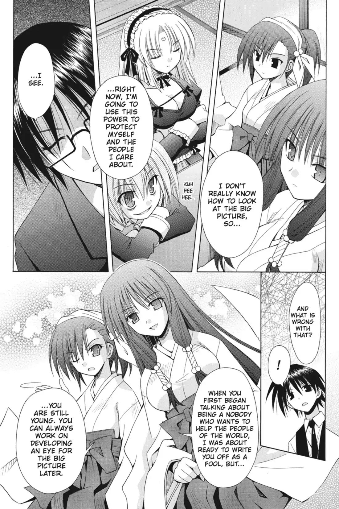 Omamori Himari Chapter 51 page 15 - Chapter 51: Vol.9 Menagerie 51: Demon-Slayer Cat of the Round Table