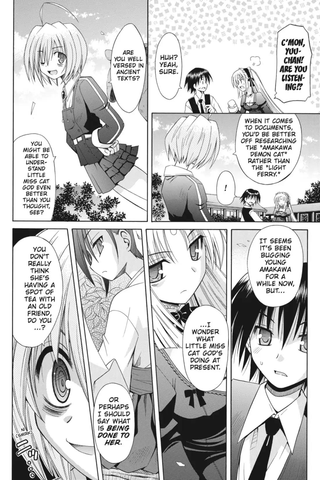 Omamori Himari Chapter 52 page 6 - Chapter 52: Vol.9 Menagerie 52: Round Table VS. Cat